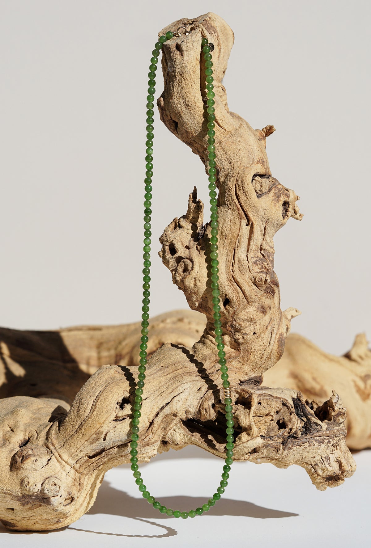 Goldleaf Necklace | Canadian Jade & 14K Gold