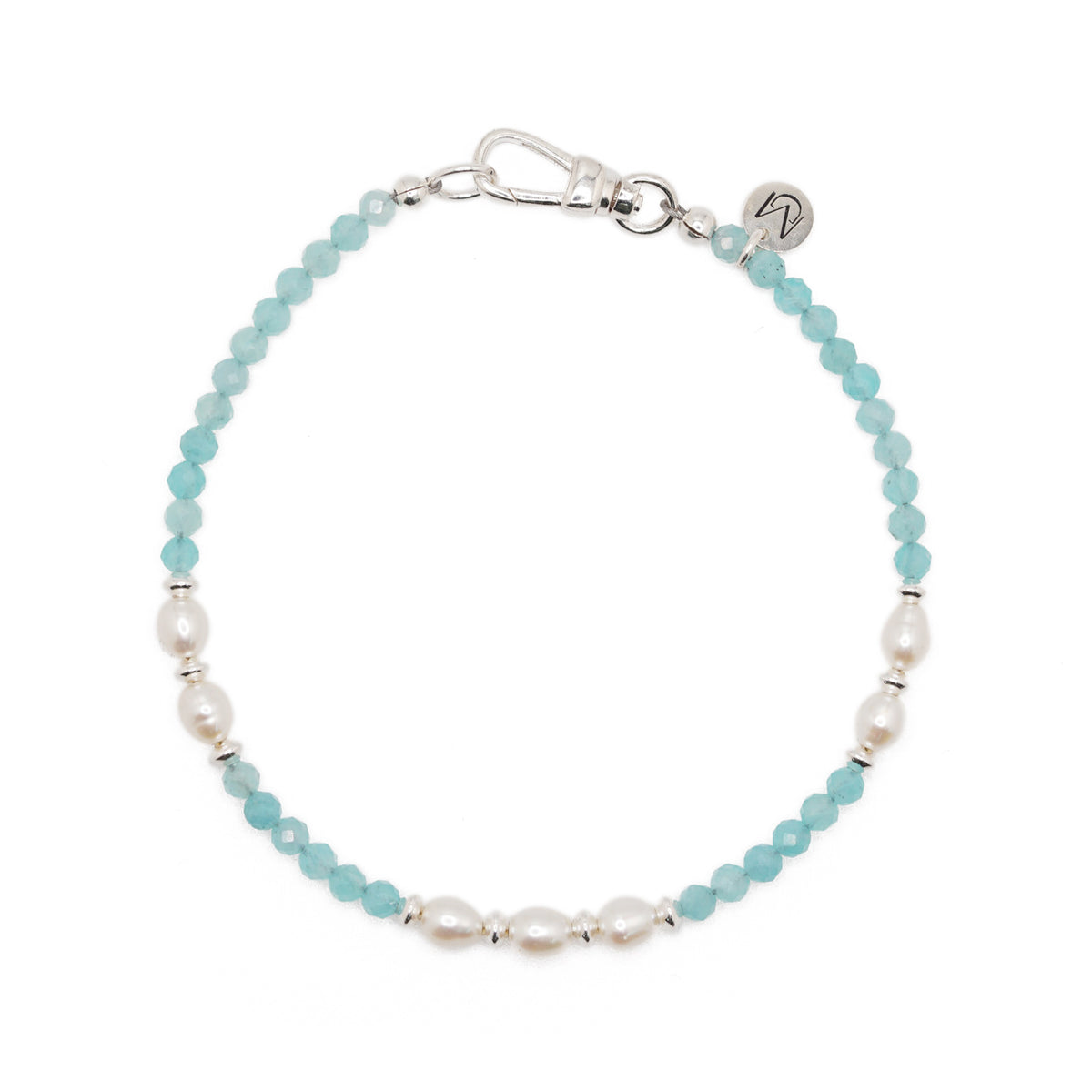 Azure Bracelet | Amazonite & Pearls