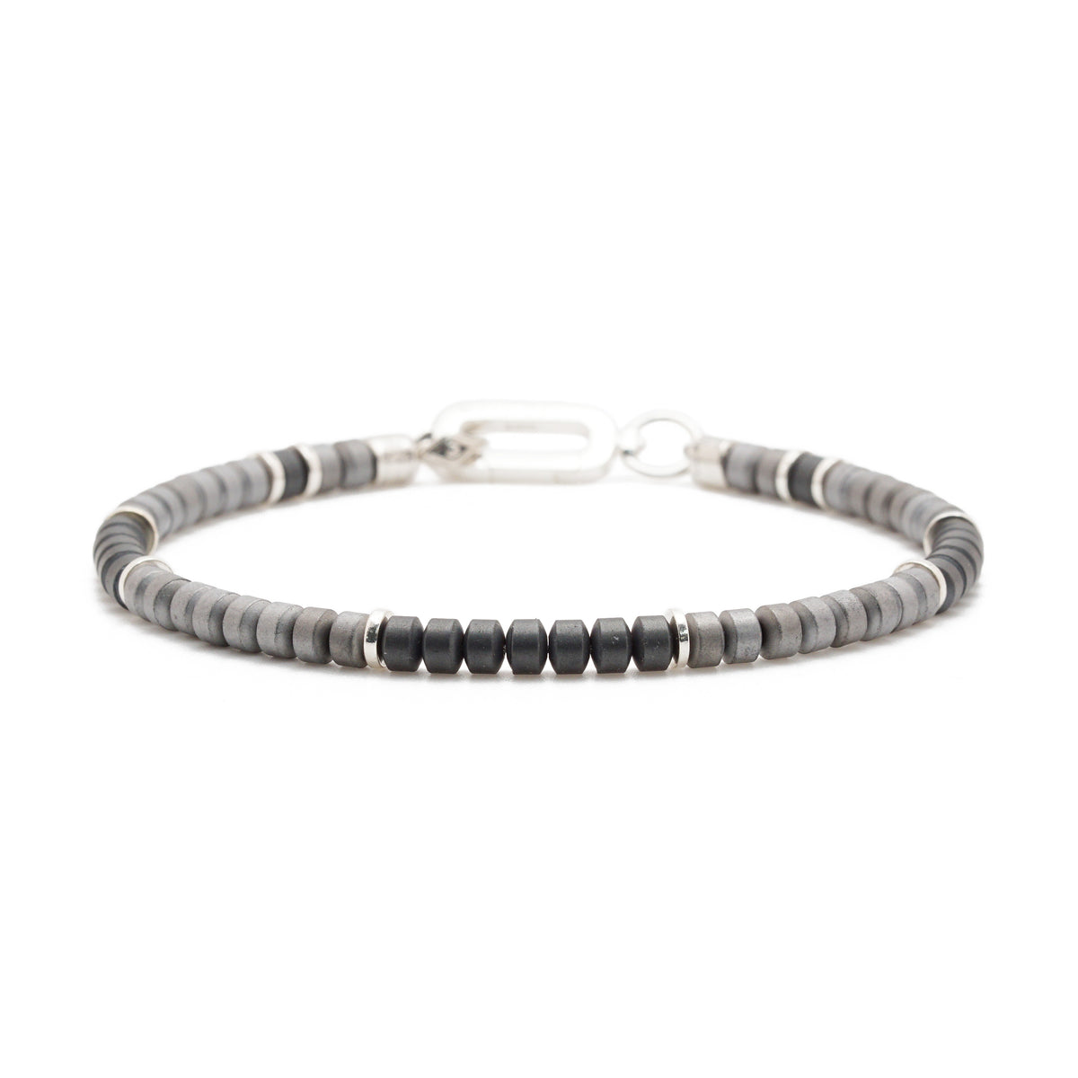 Flux Bracelet | Gray Hematite