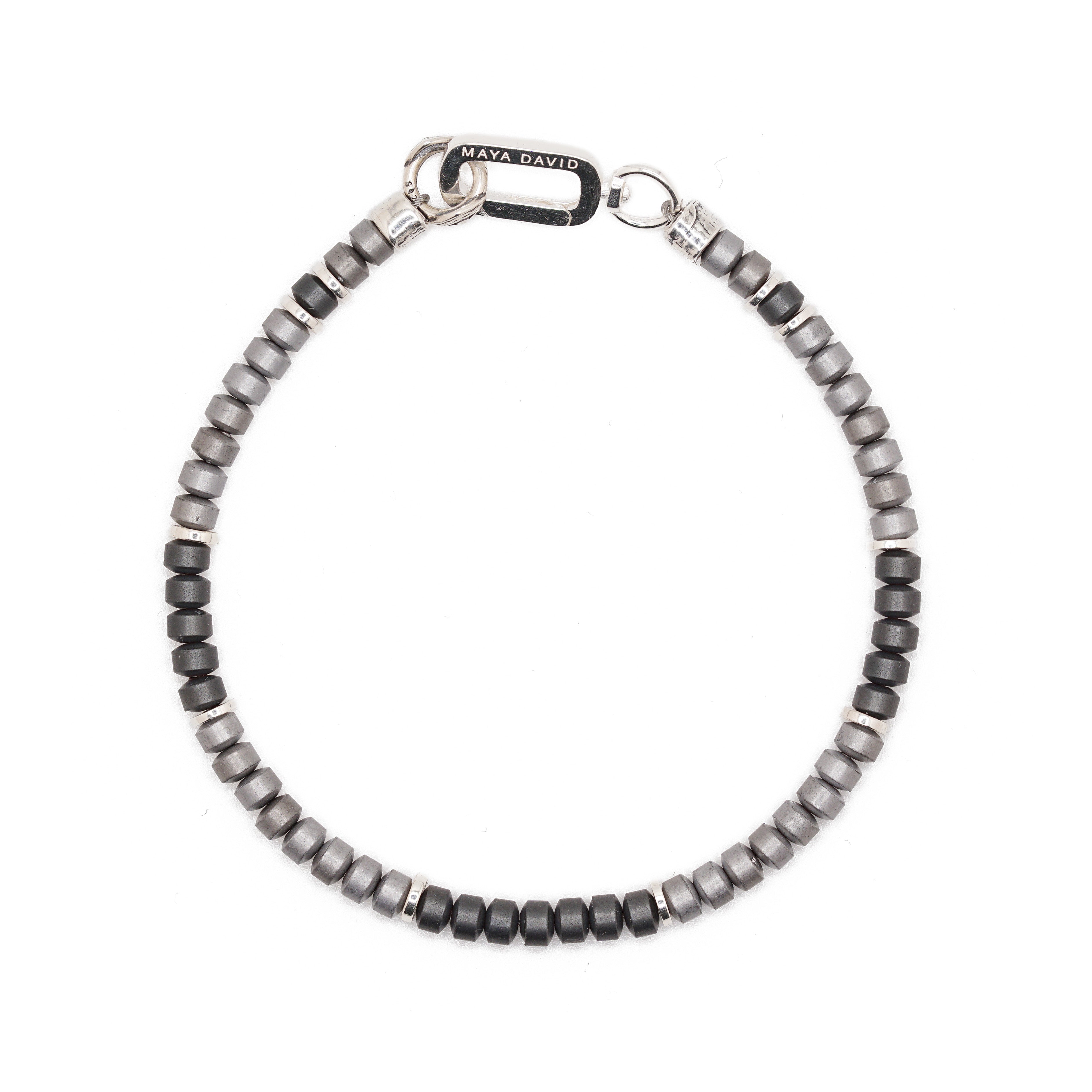 Flux Bracelet | Gray Hematite