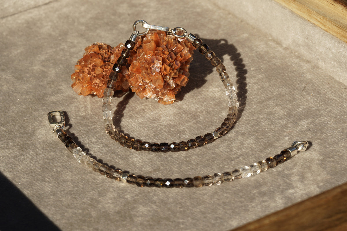 Dusk Till Dawn Bracelet | Ombre Smoky Quartz