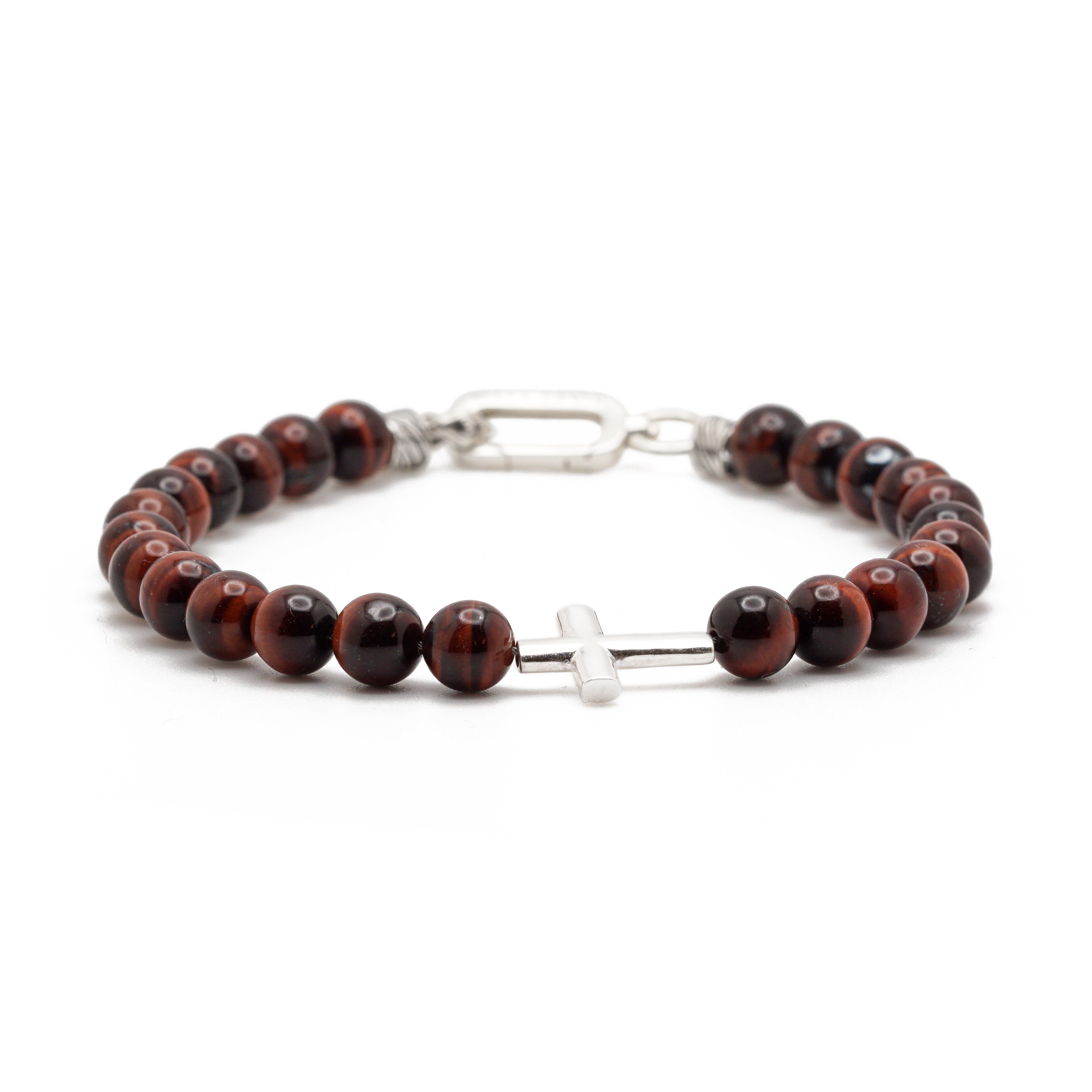 Crossroads Bracelet | Red Tiger's Eye