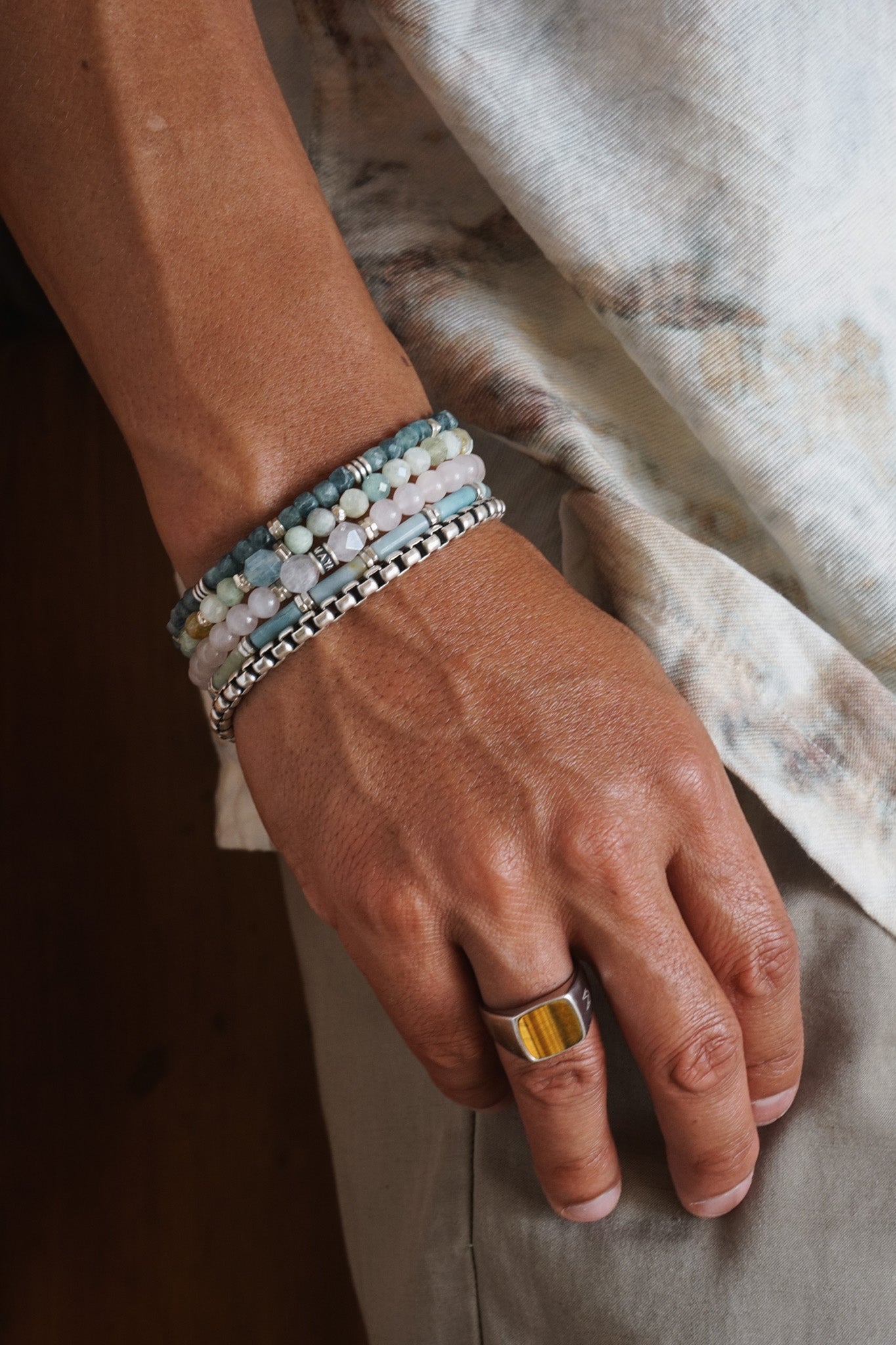 StoneWave Bracelet | Kyanite