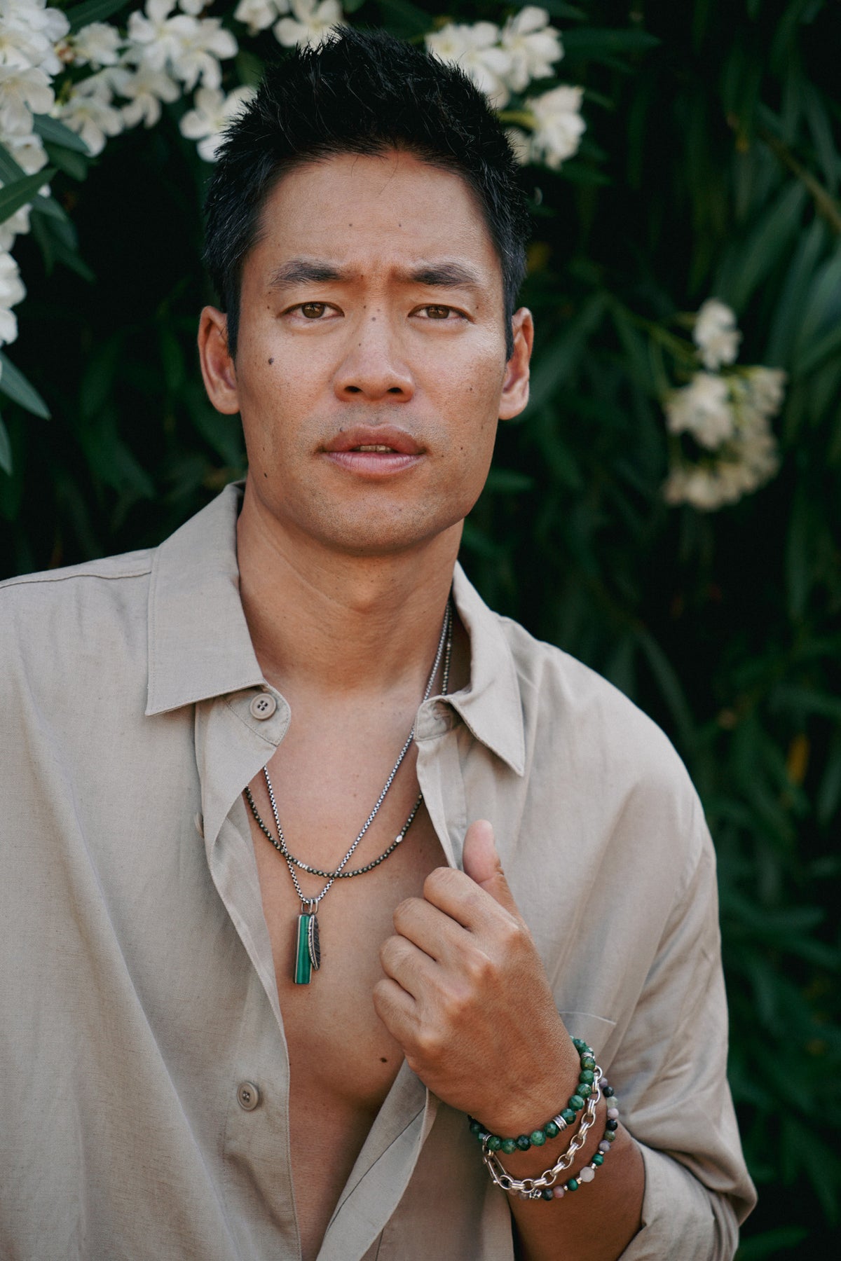 Flight Tag Necklace | Malachite