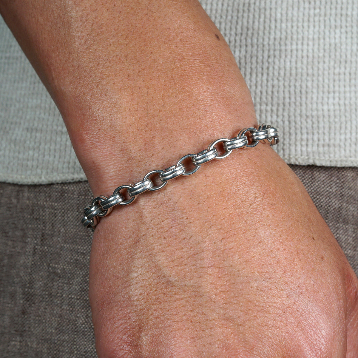 Men's Foundation Bracelet | Sterling Silver