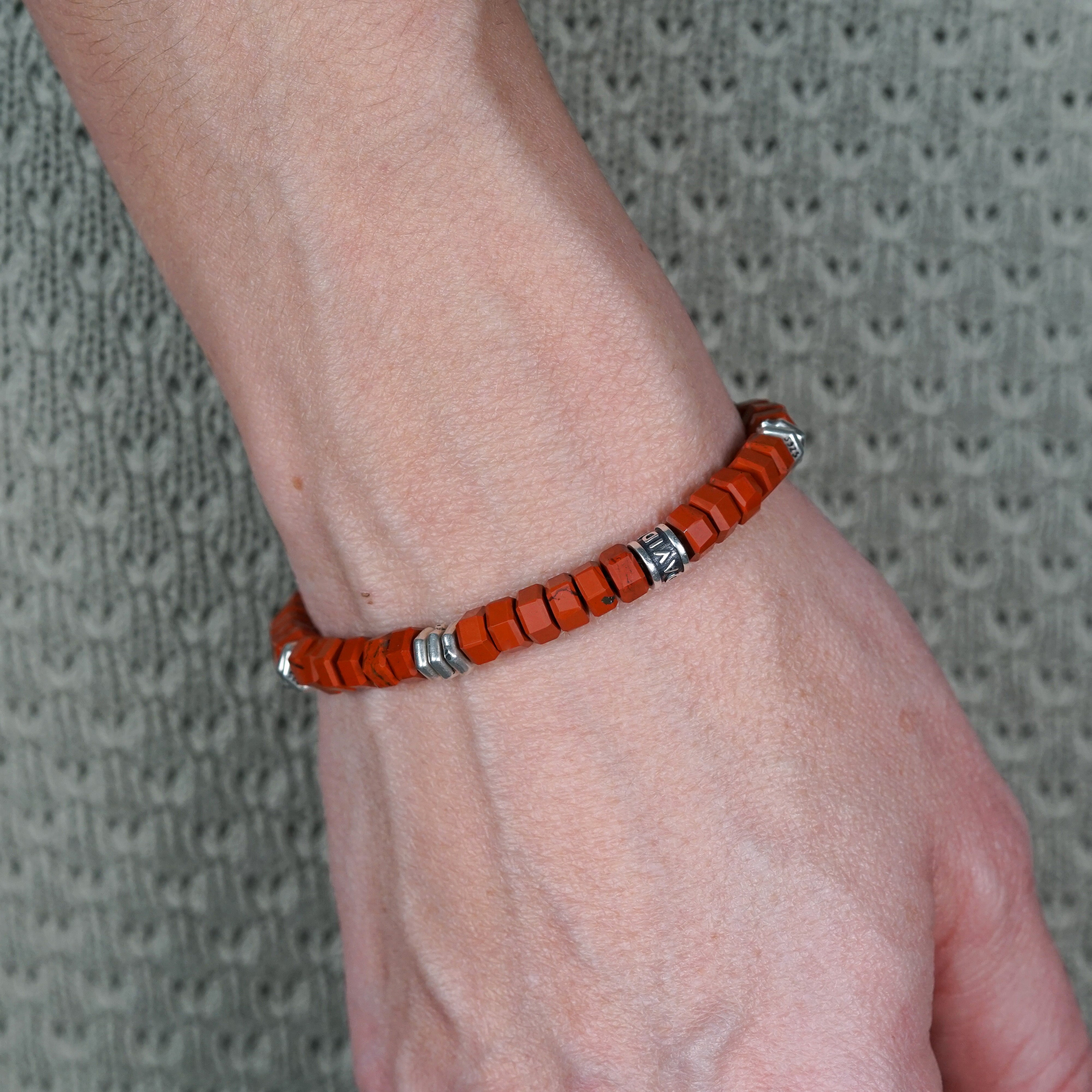 Verge Bracelet | Red Jasper