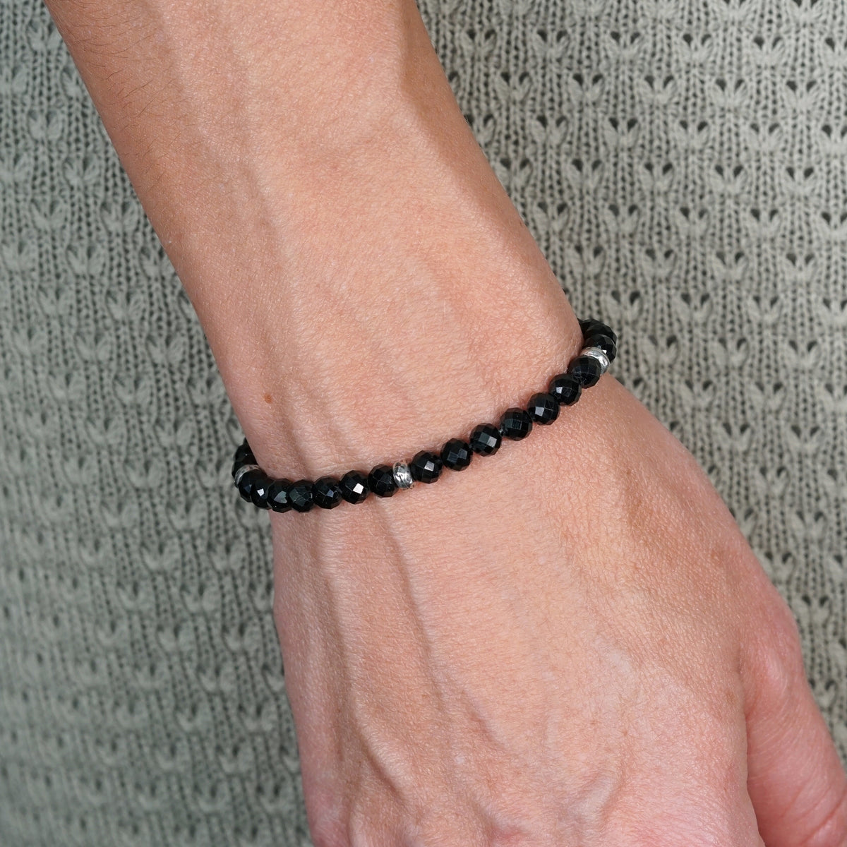Laguna Bracelet | Black Spinel