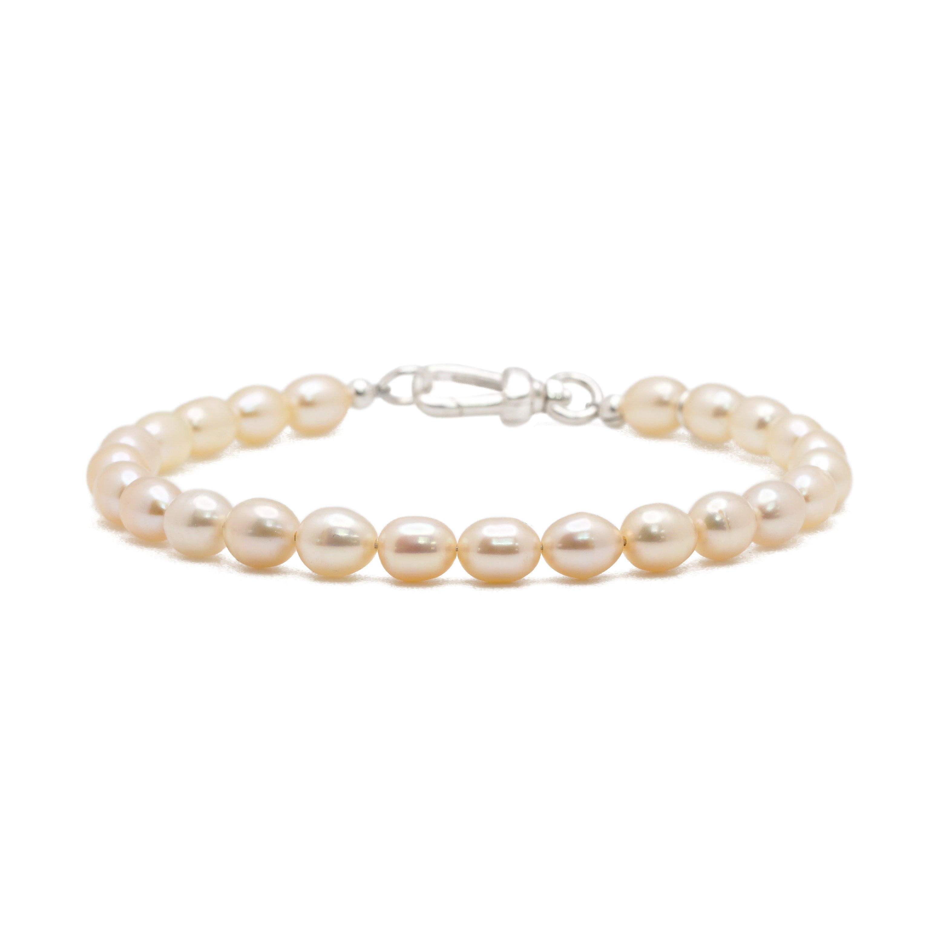 Peach Pearl Bracelet