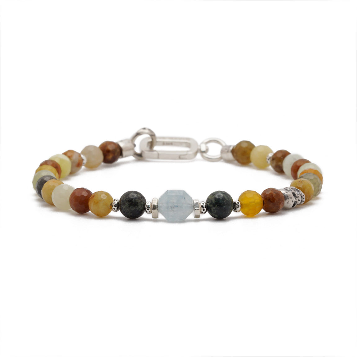 Riftwalker Bracelet | Serpentine Jade, Jasper & Aquamarine
