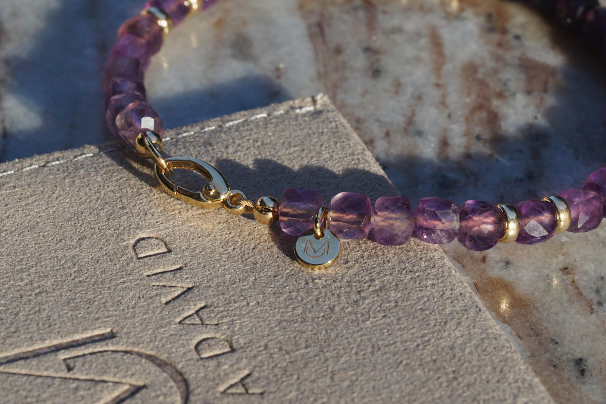 Solstice Bracelet | Amethyst & 14K Gold