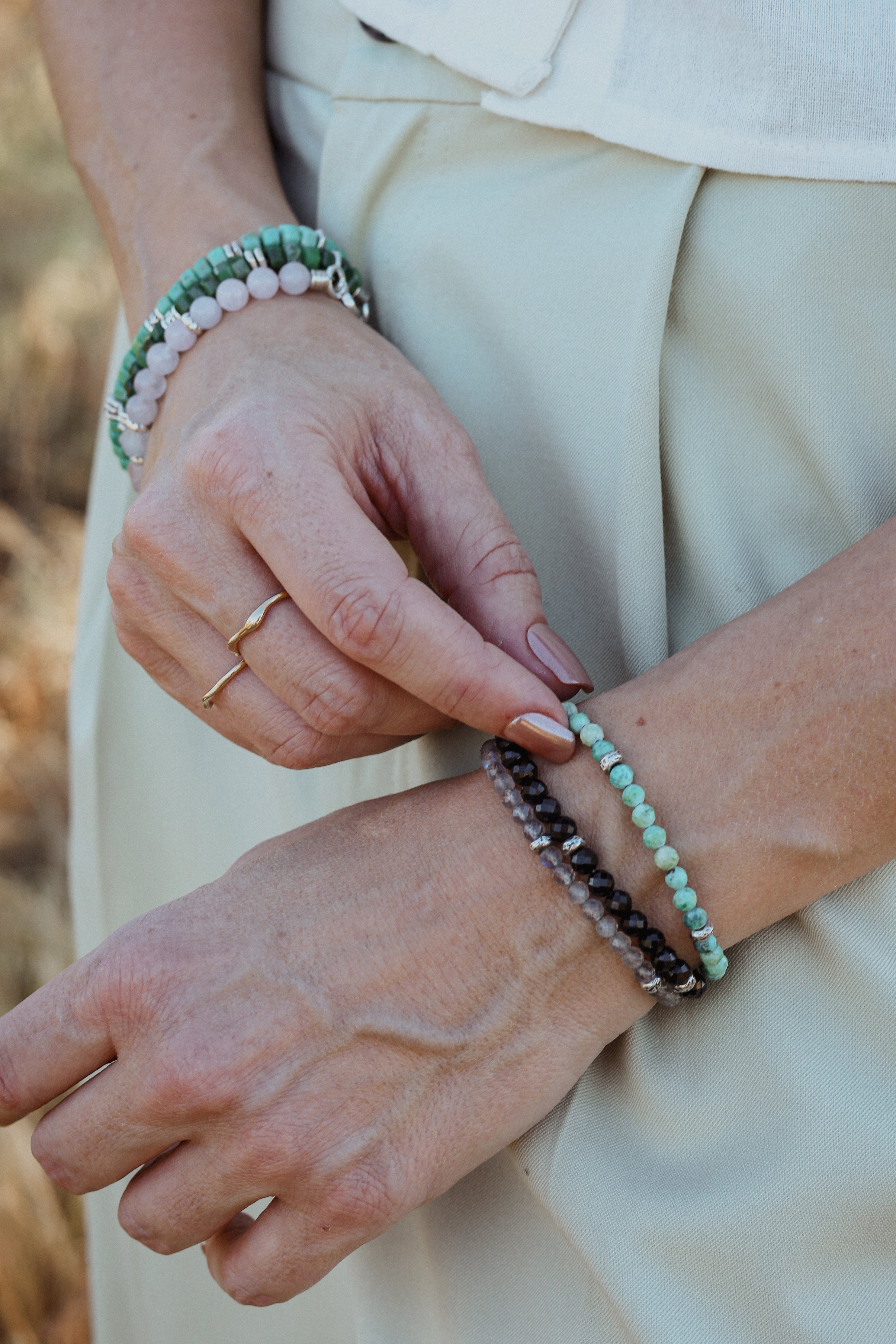 Laguna Bracelet | Black Spinel