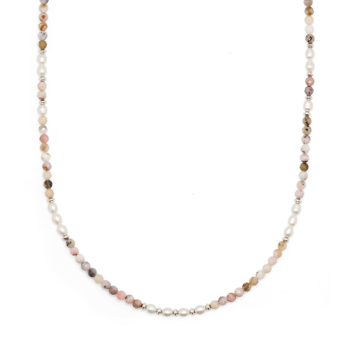 Cala Rosa Necklace | Pink Opal & Pearls