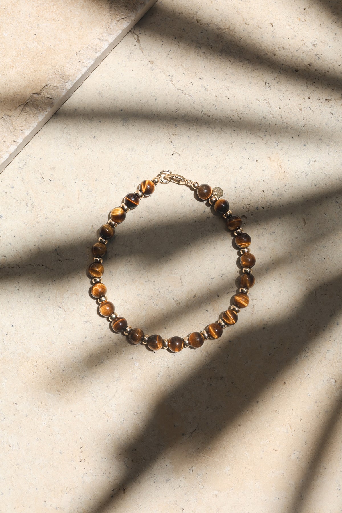 Atlas Bracelet | Tiger's Eye & 14K Gold