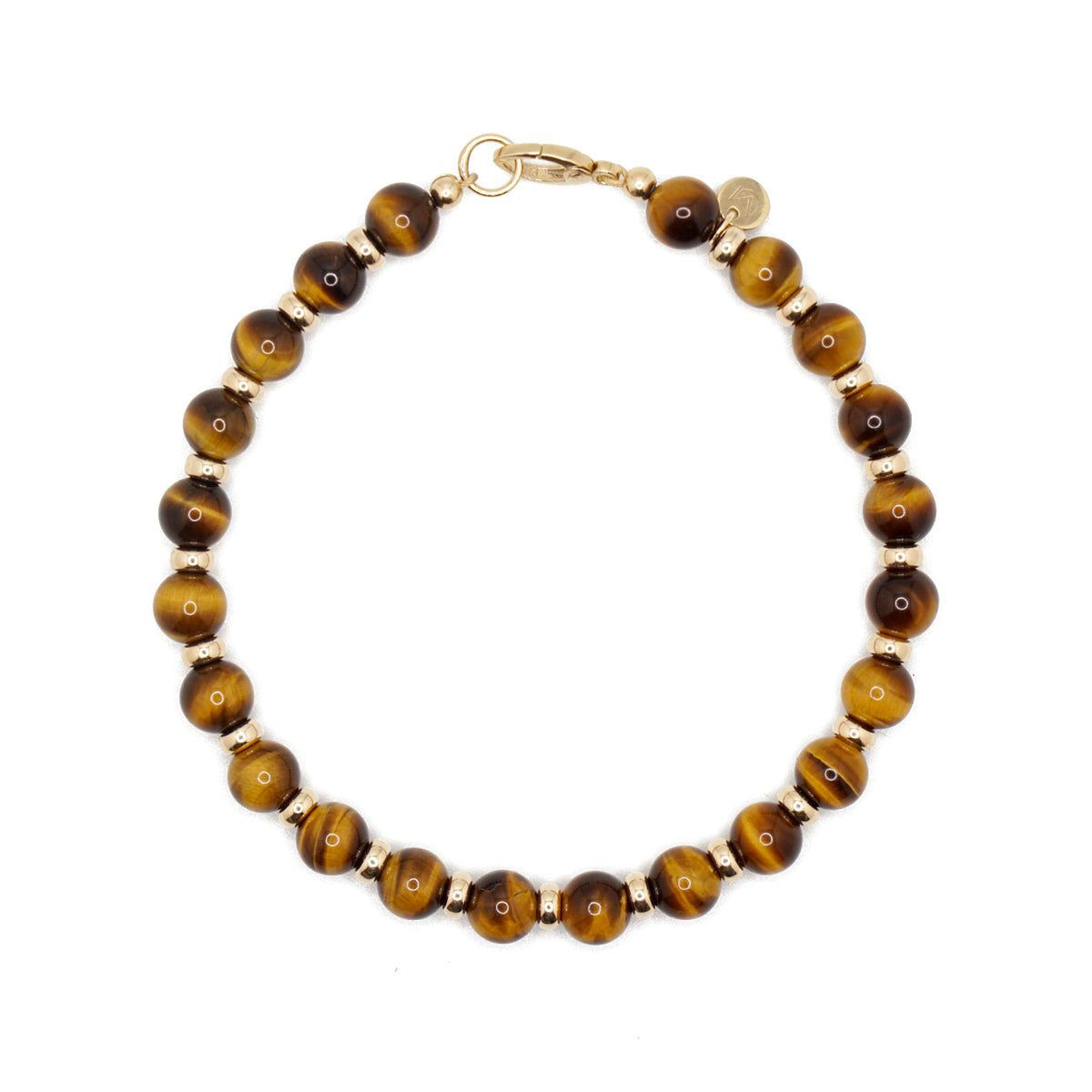 Atlas Bracelet | Tiger's Eye & 14K Gold