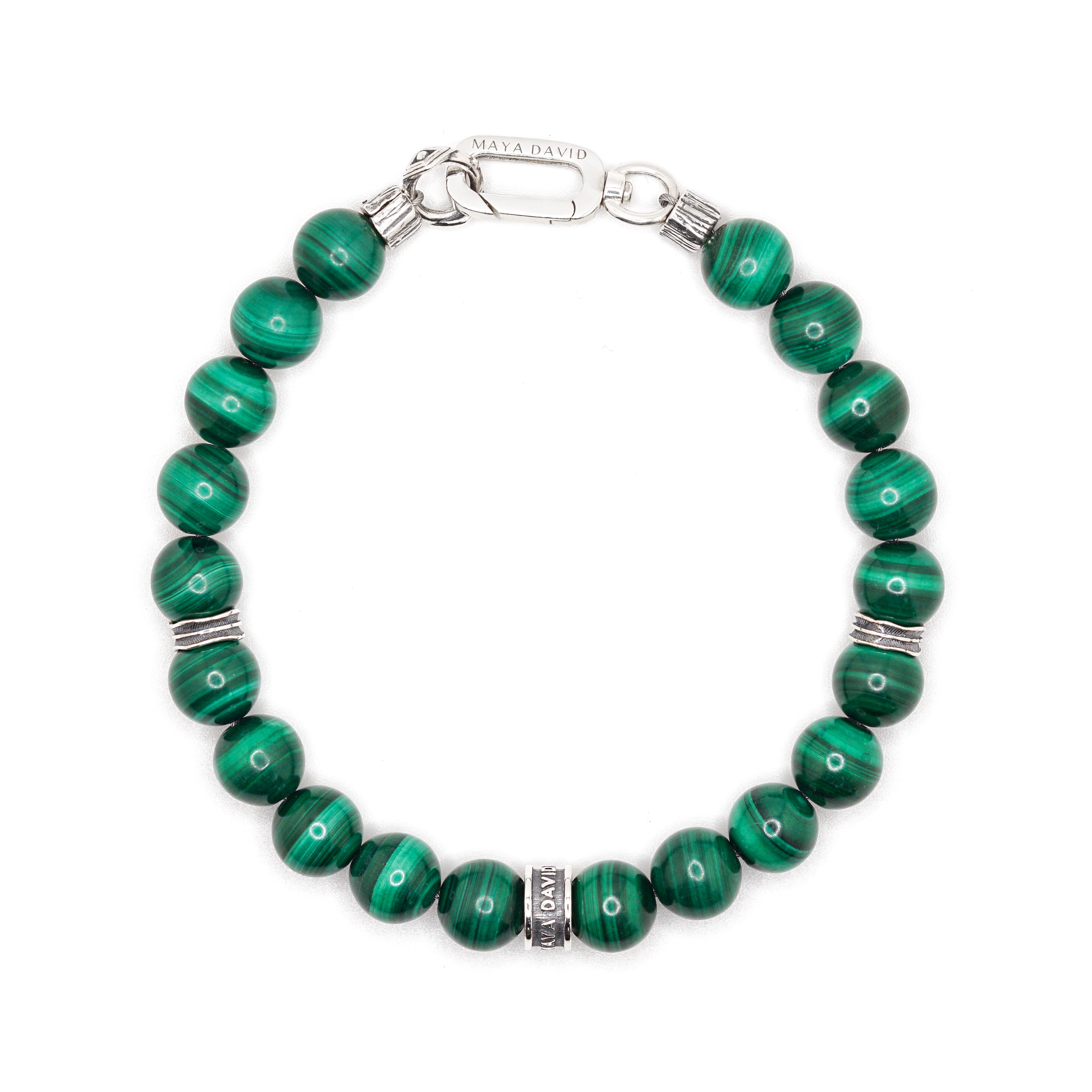 Signature Bold Bracelet | Malachite