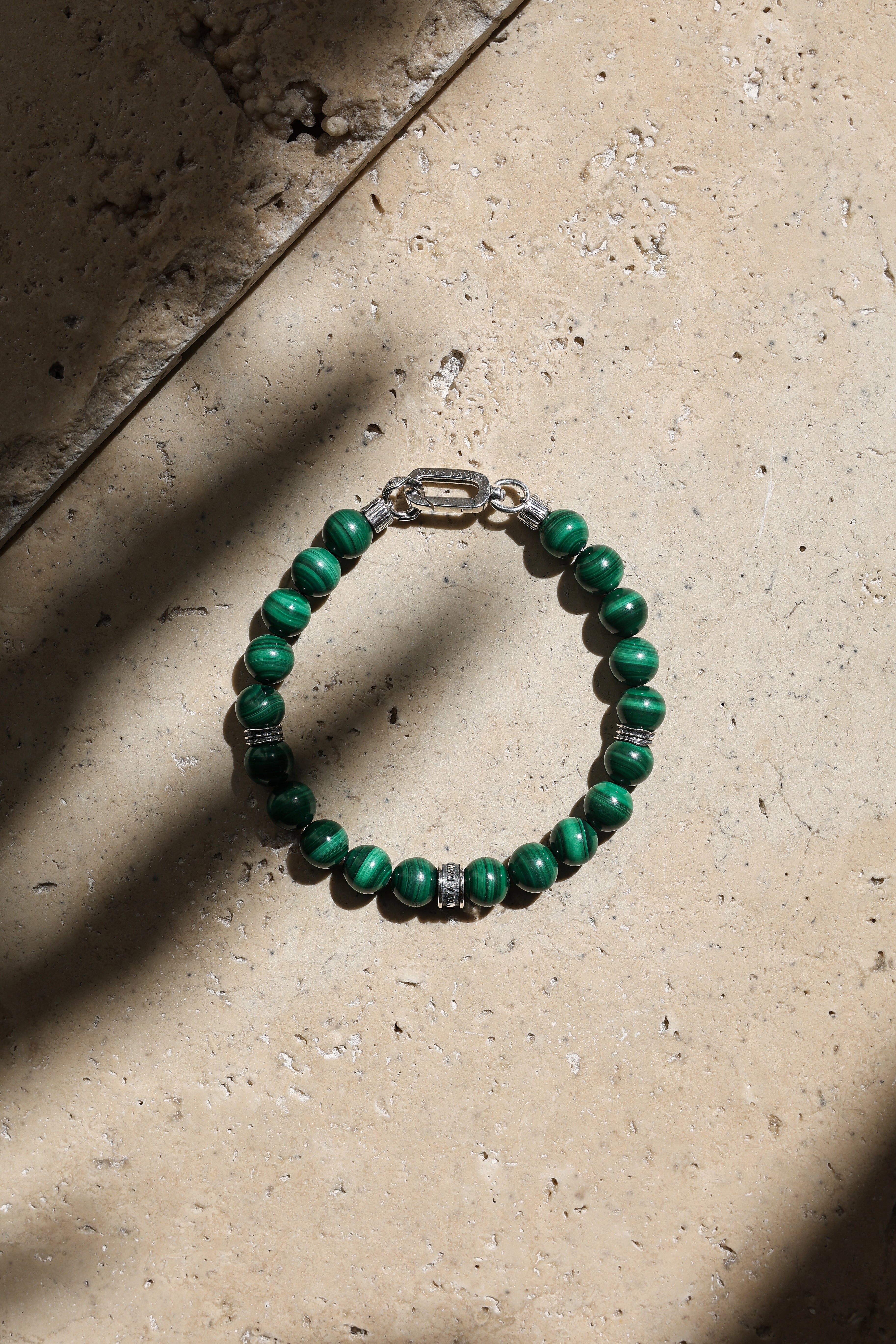 Signature Bold Bracelet | Malachite