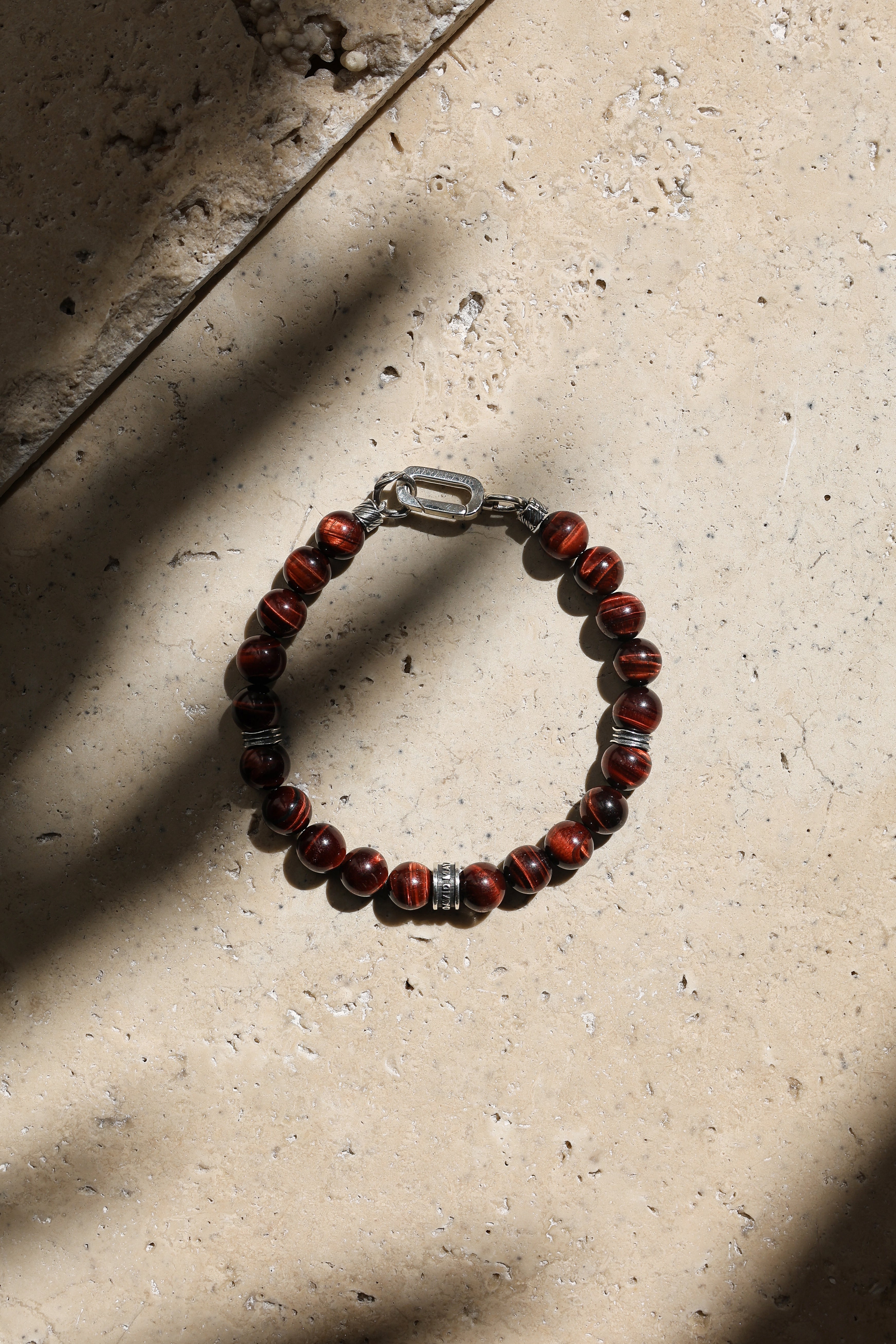 Signature Bold Bracelet | Red Tiger's Eye