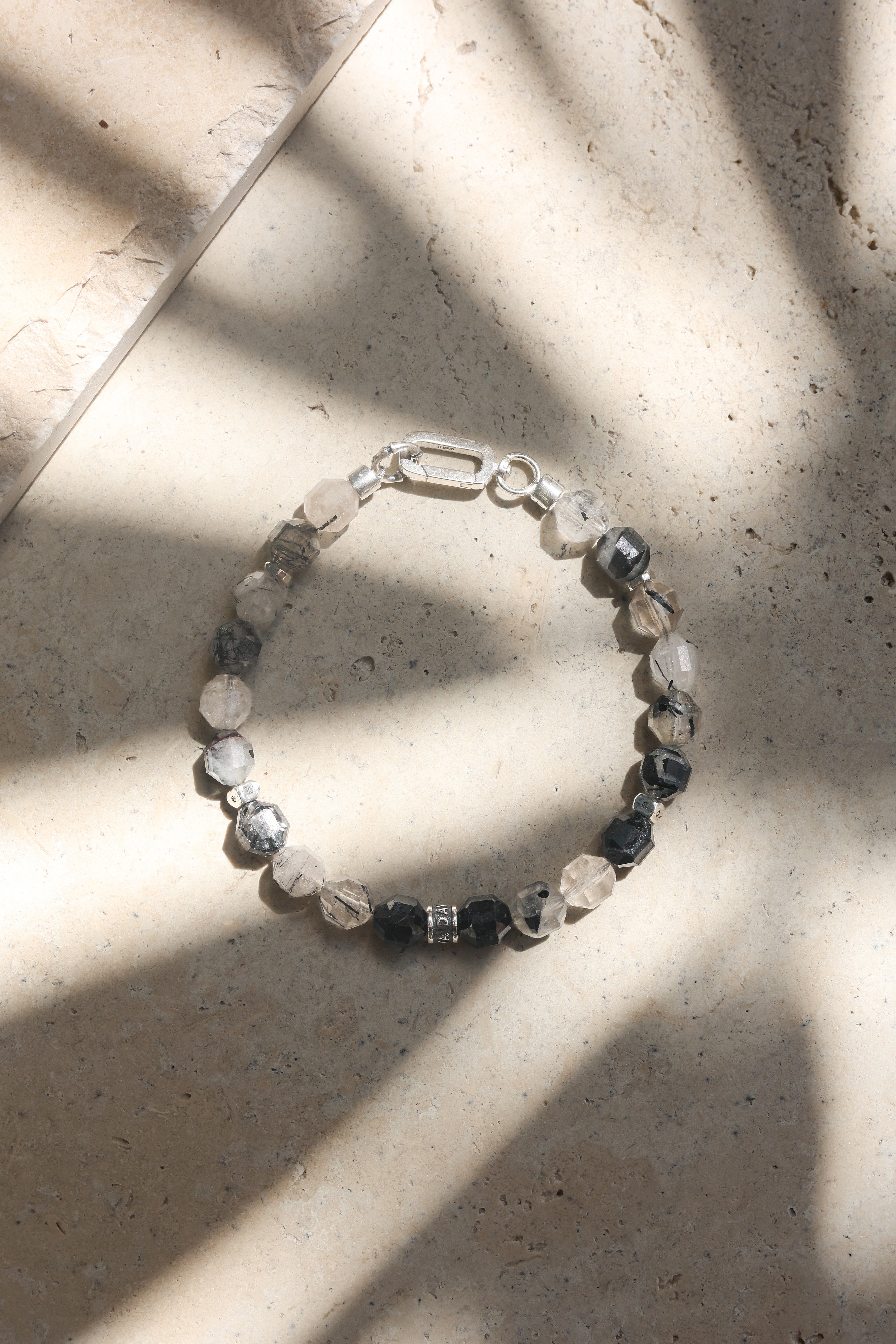 Shadowline Bracelet | Black Tourmaline Quartz