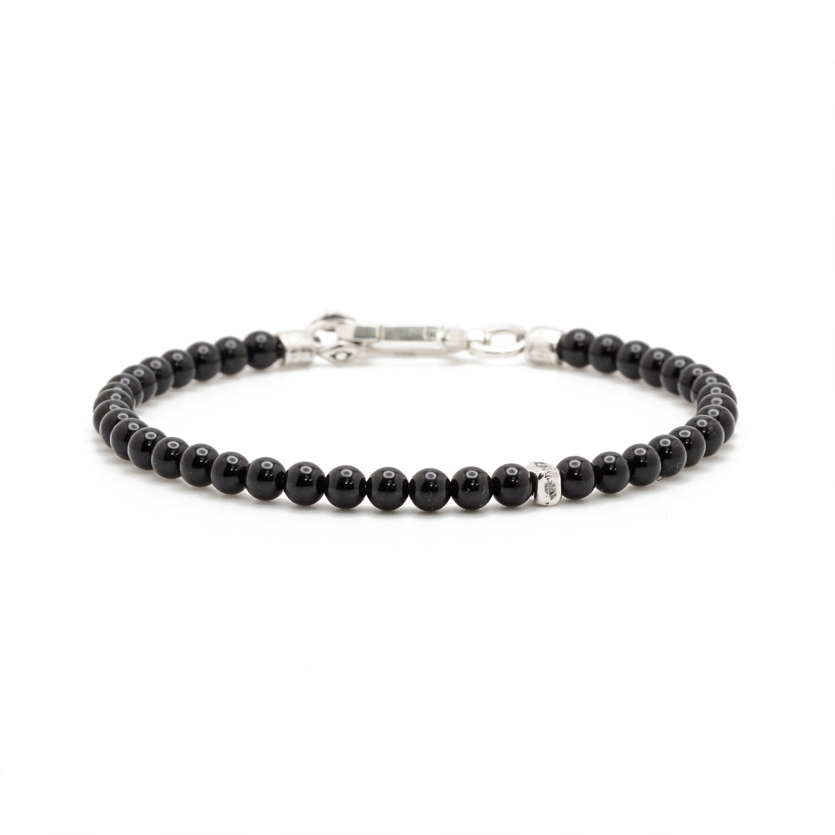 Signature Slim Bracelet | Black Onyx