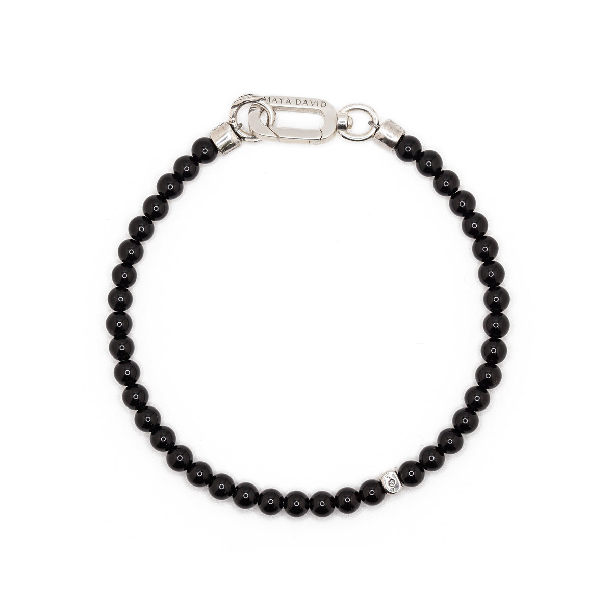 Signature Slim Bracelet | Black Onyx