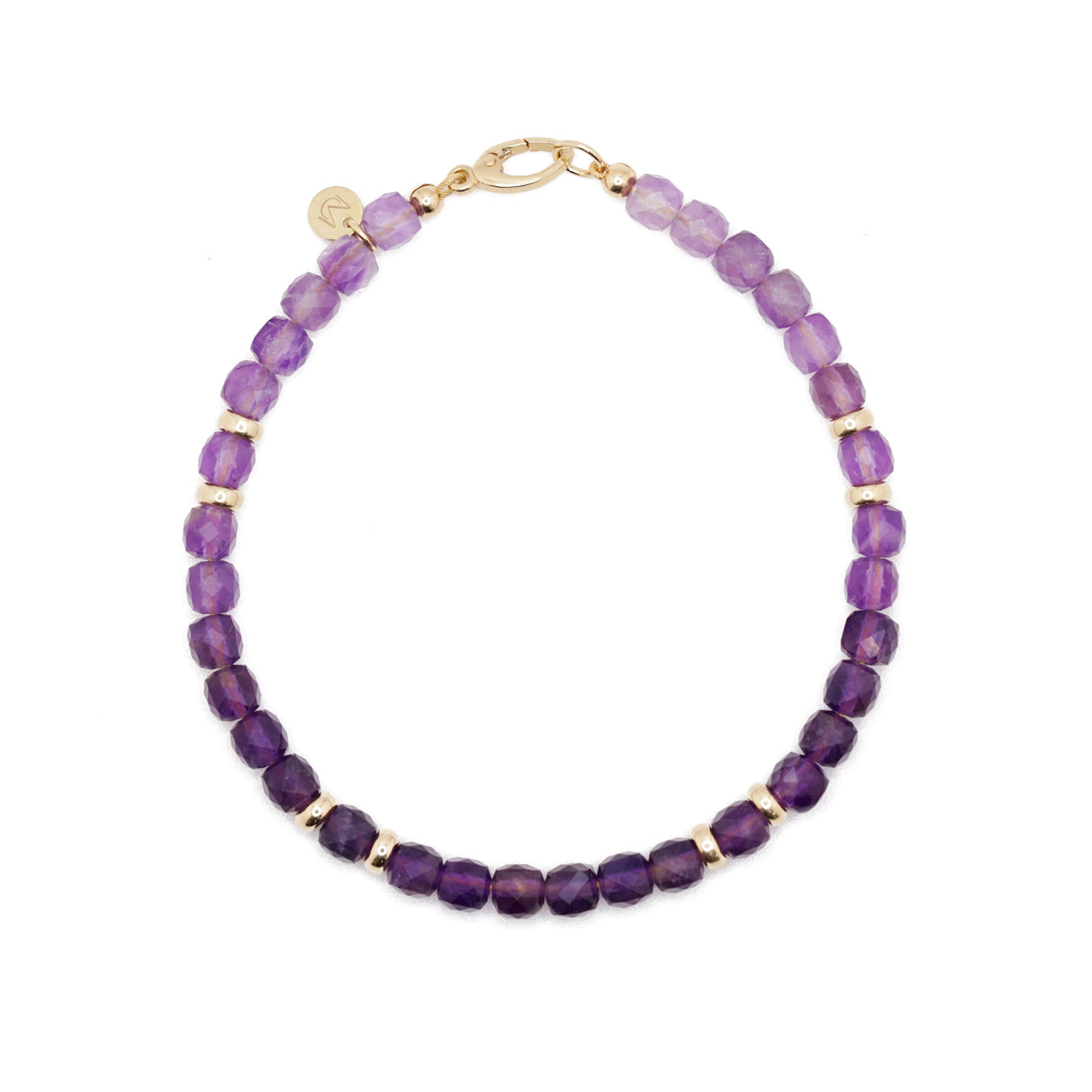 Solstice Bracelet | Amethyst & 14K Gold