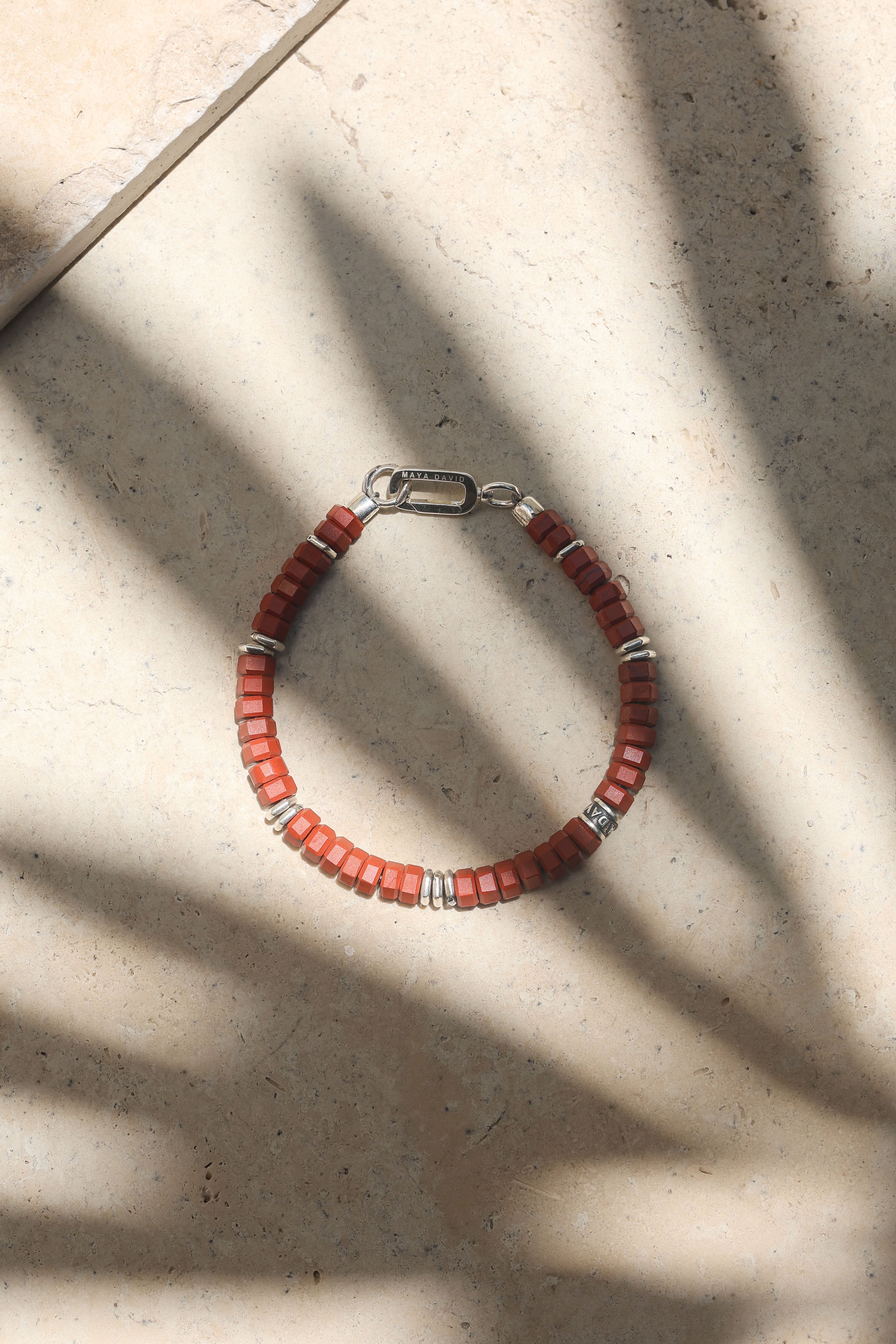 Verge Bracelet | Red Jasper