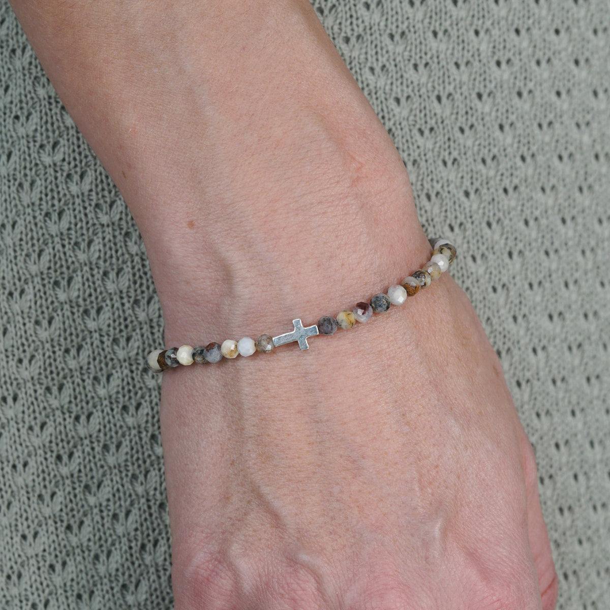 Crossroads Slim Bracelet | Dendritic Opal