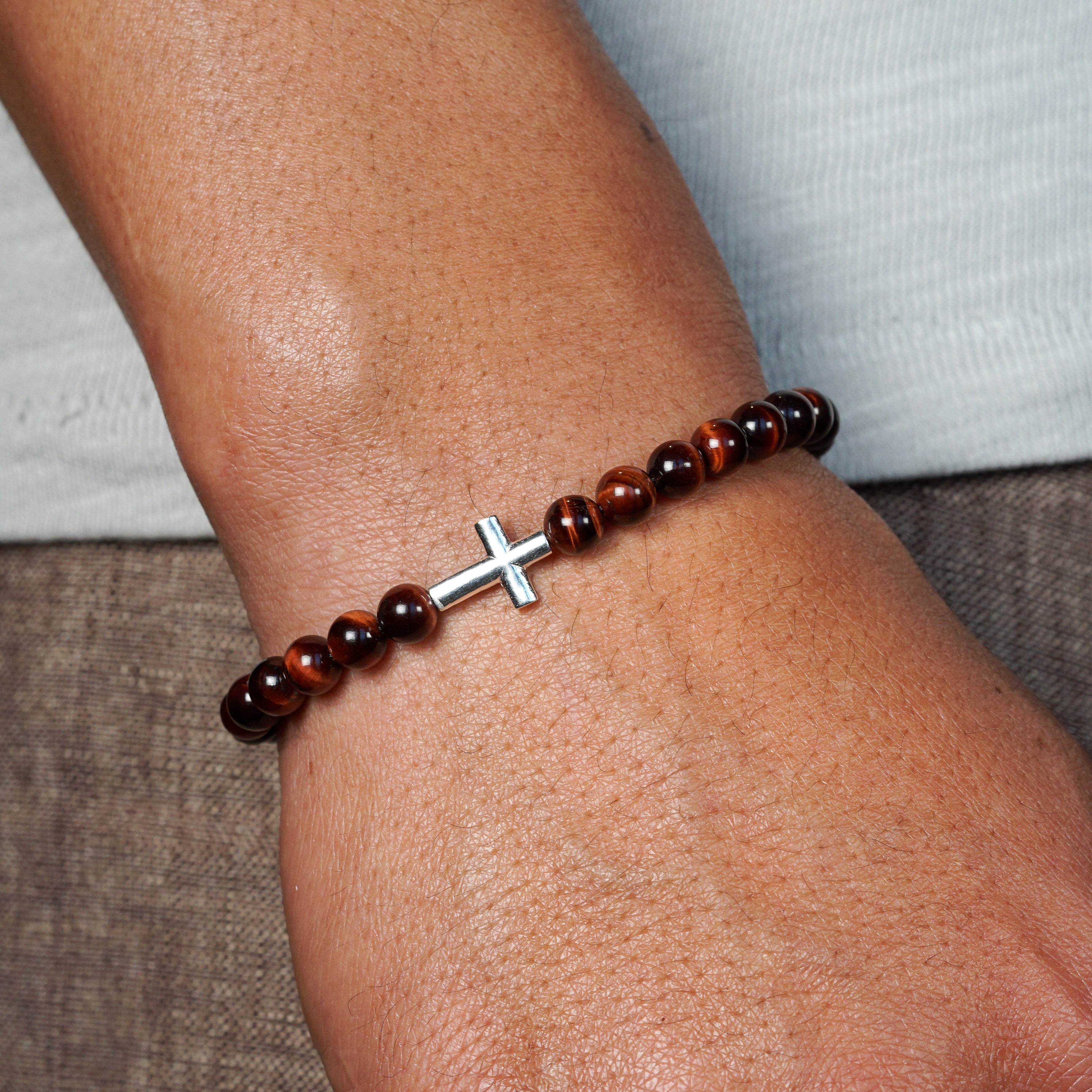 Crossroads Bracelet | Red Tiger's Eye