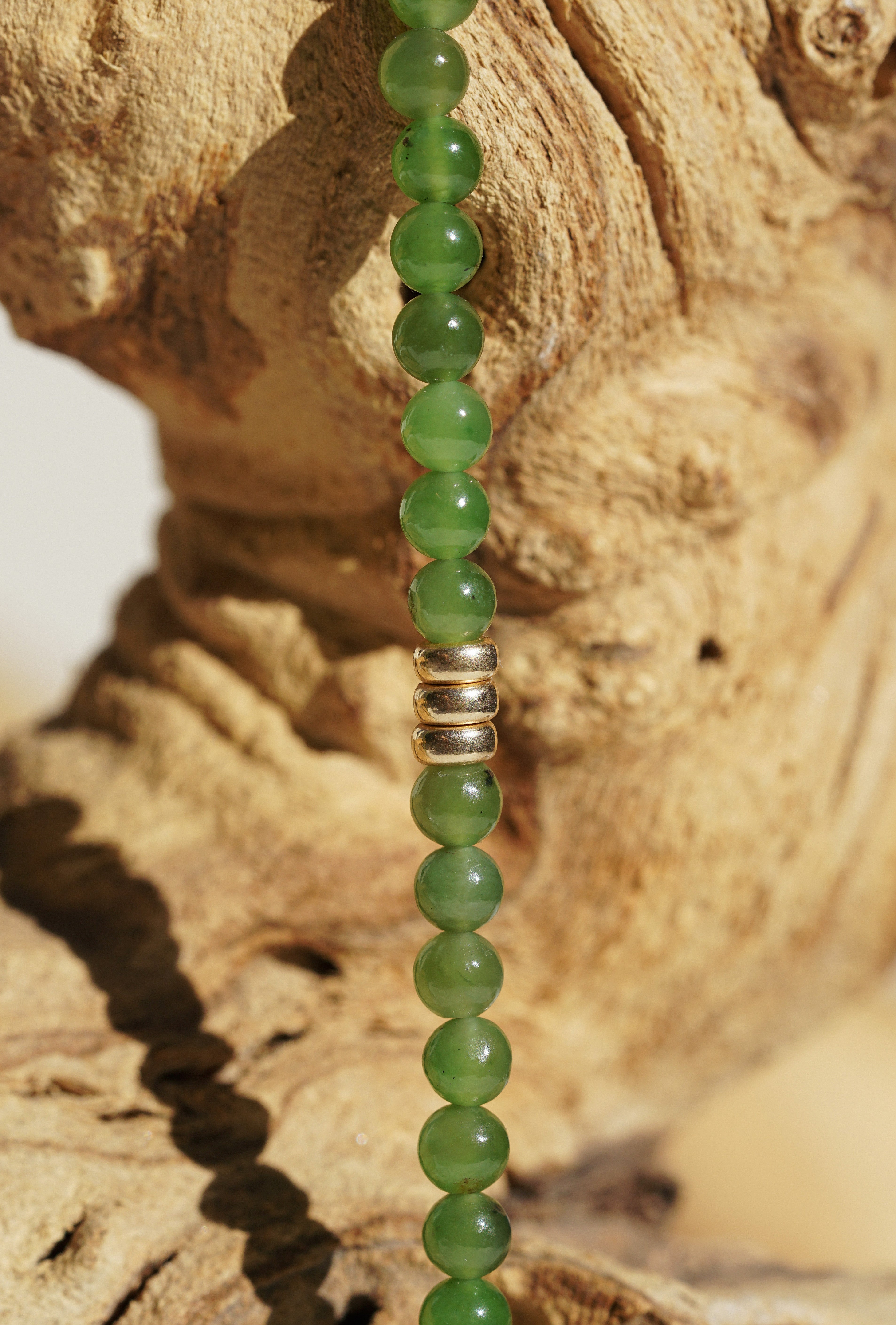 Goldleaf Necklace | Canadian Jade & 14K Gold