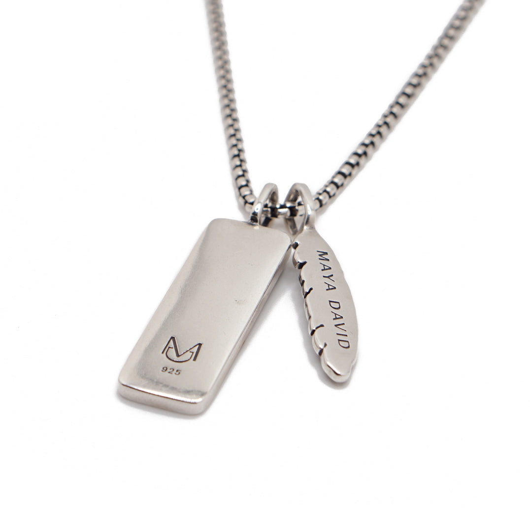 Flight Tag Necklace | Malachite