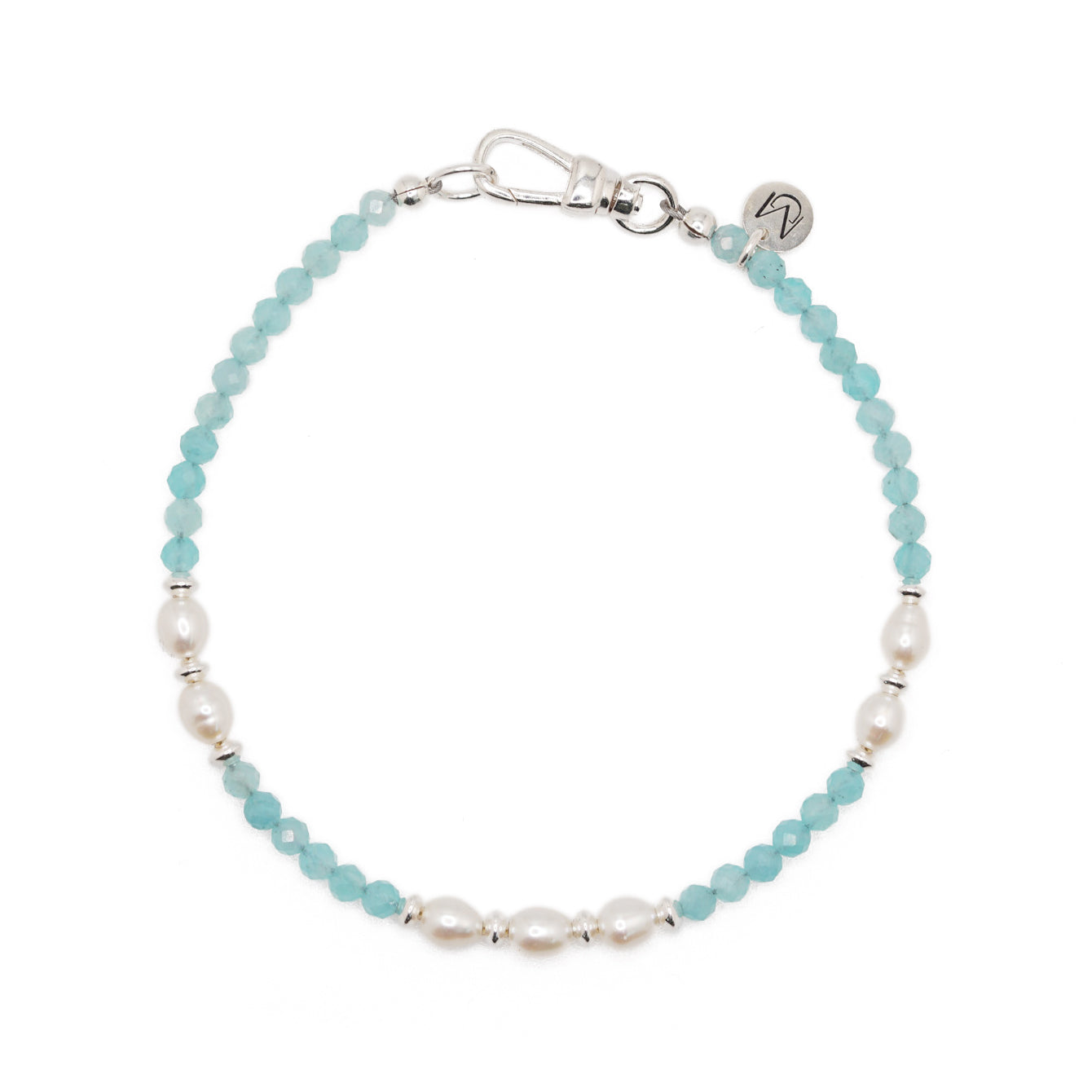 Azure Bracelet | Amazonite & Pearls