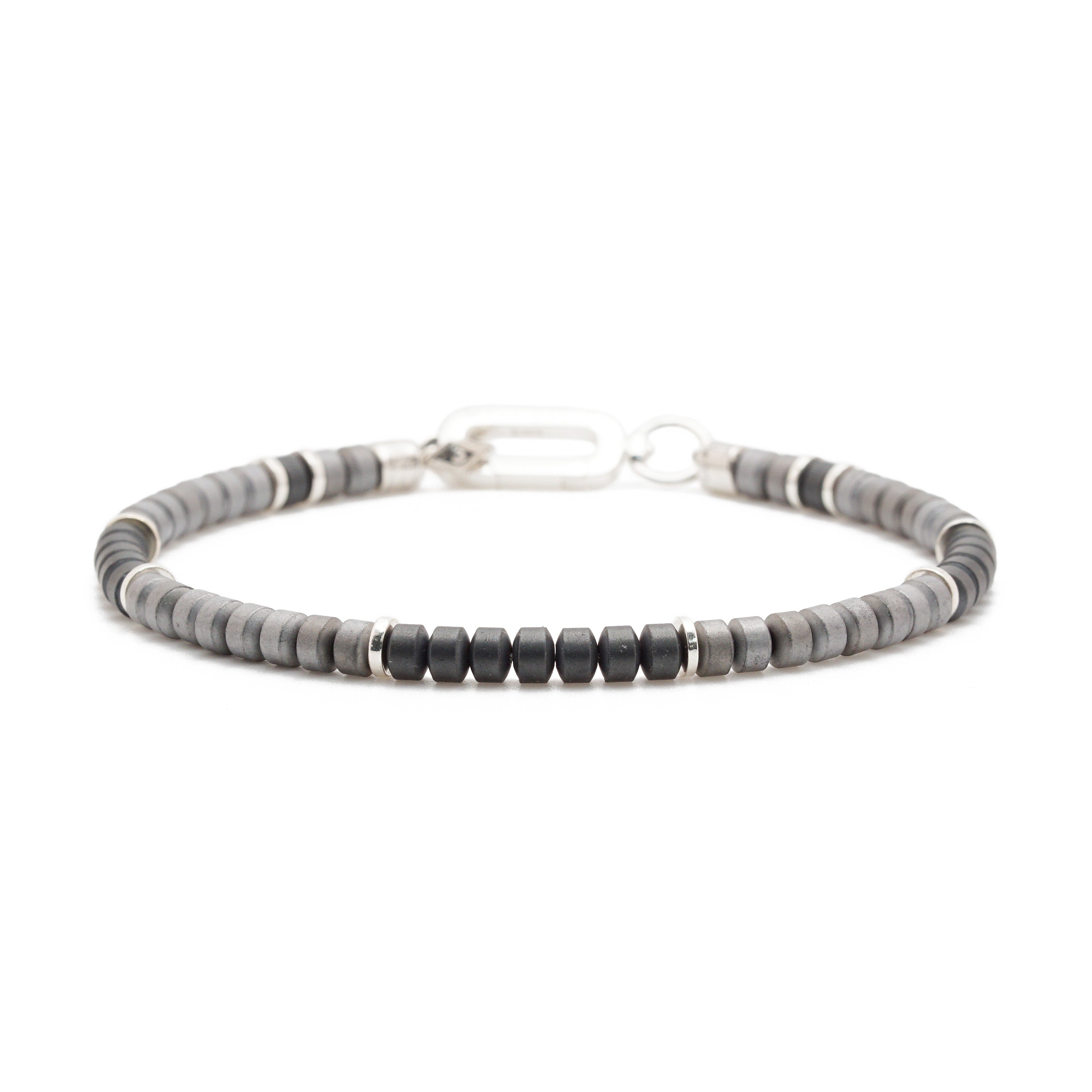 Flux Bracelet | Gray Hematite