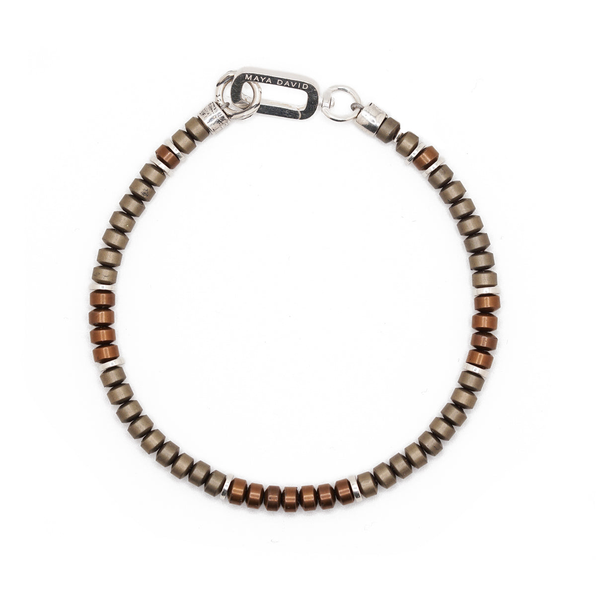 Flux Bracelet | Bronze Hematite