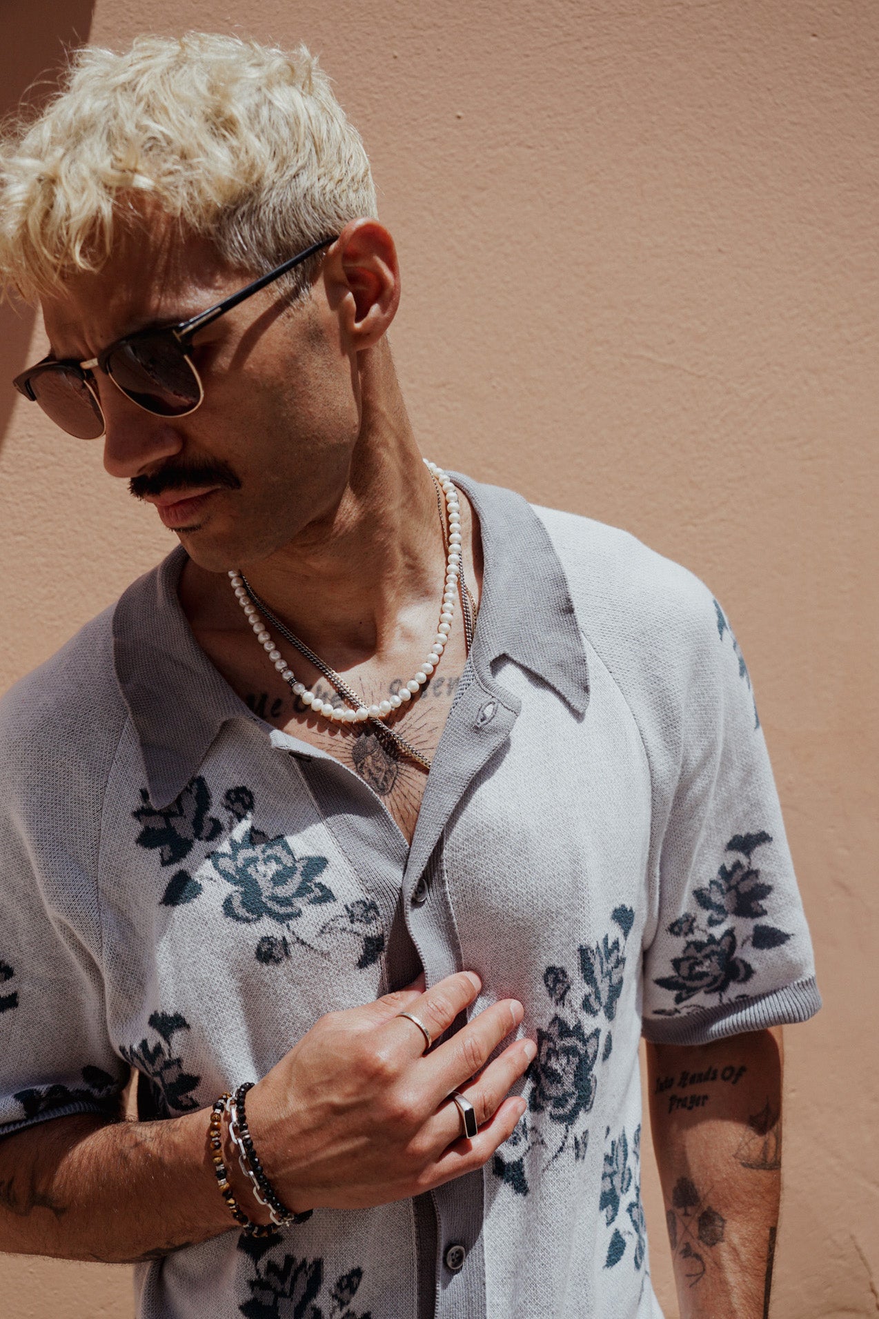 Drift Pearl Necklace | Men's