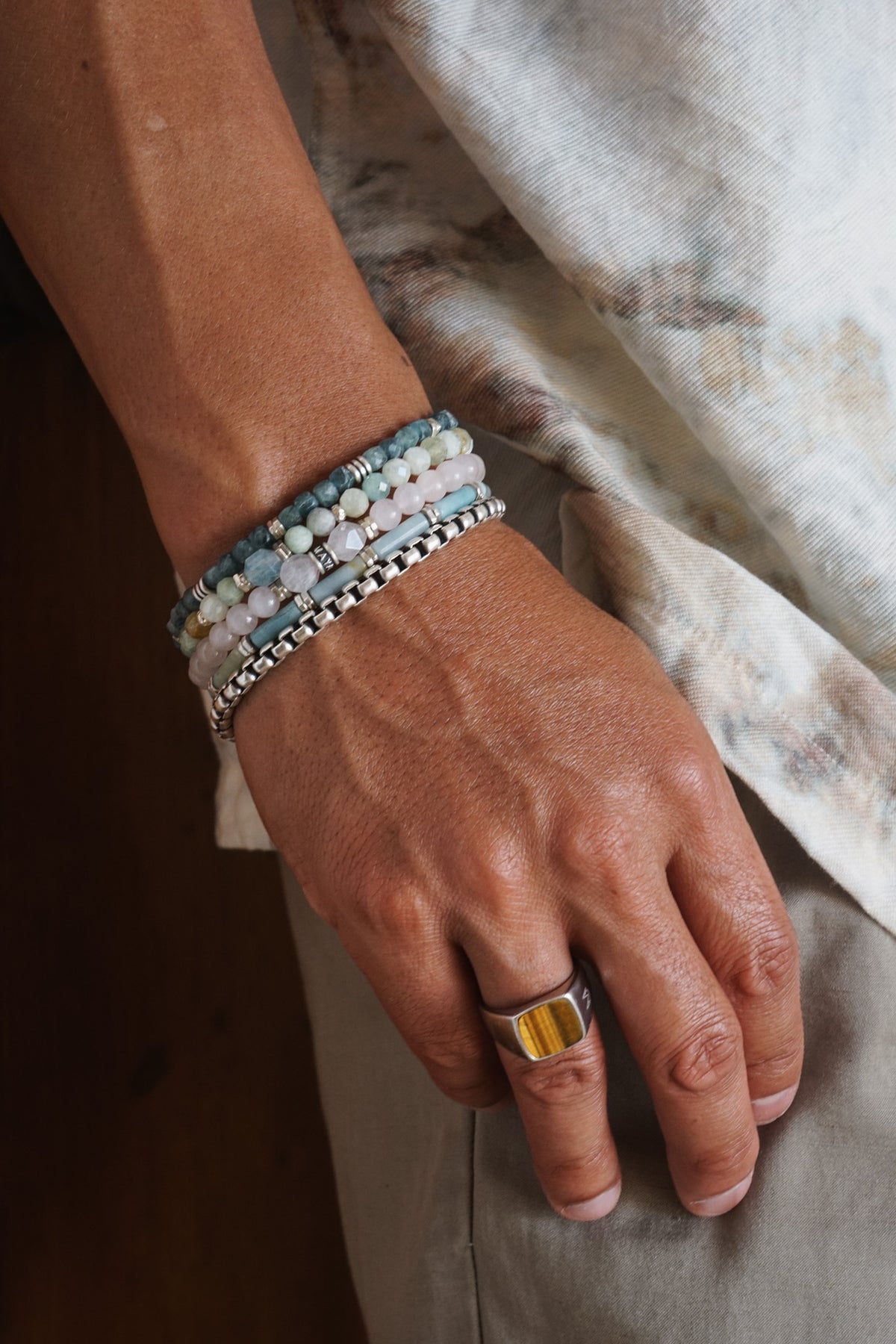 StoneWave Bracelet | Kyanite