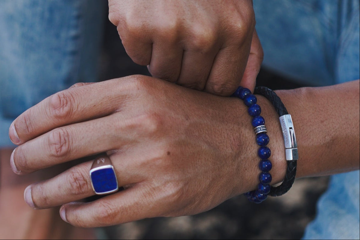 Signature Bold Bracelet | Lapis Lazuli