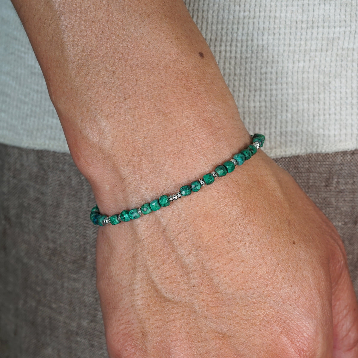 Axis Bracelet | Chrysocolla
