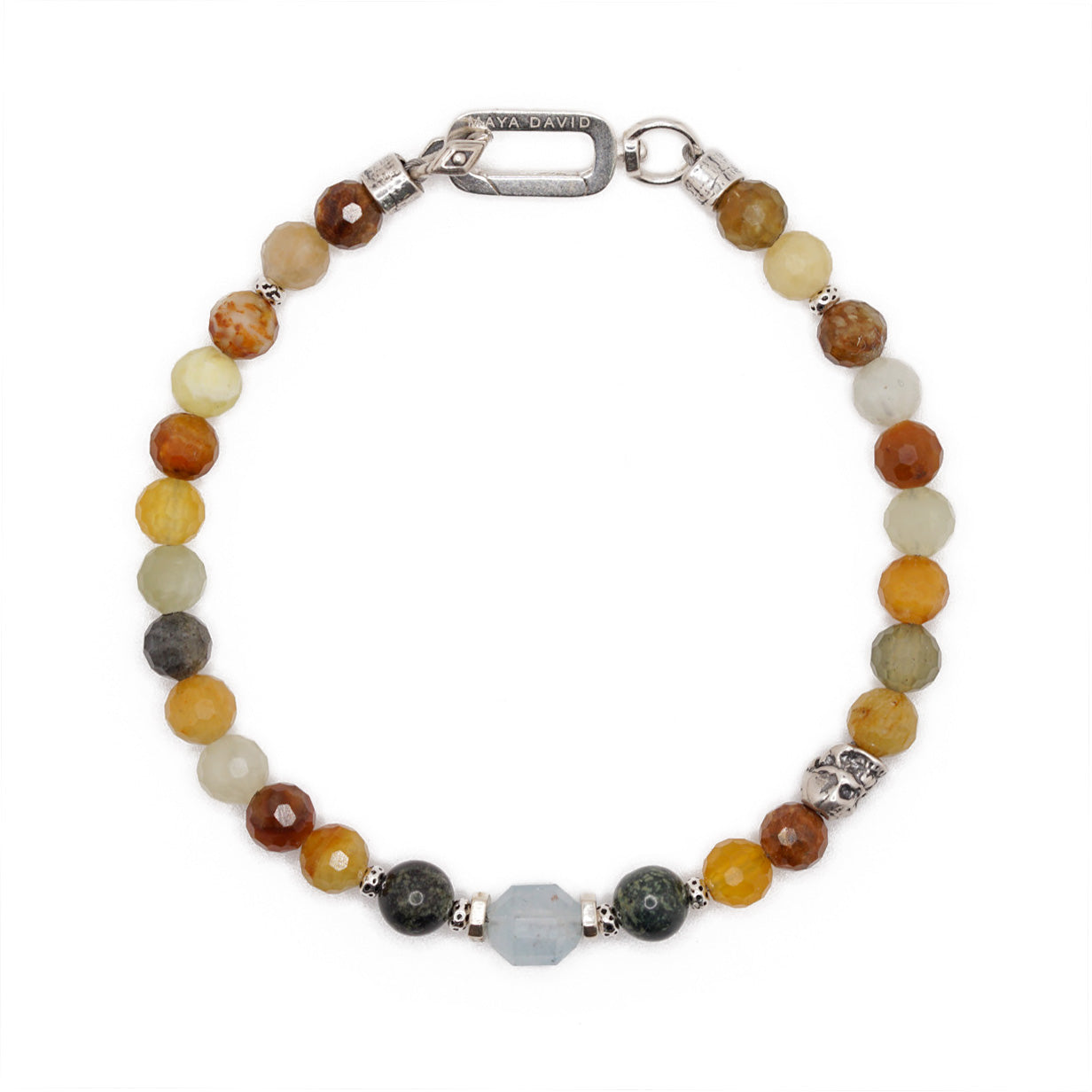 Riftwalker Bracelet | Serpentine Jade, Jasper & Aquamarine