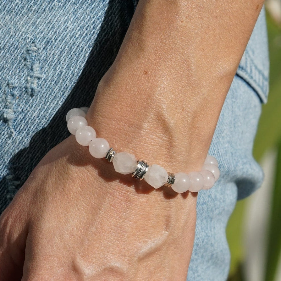 Rosa Bold Bracelet | Rose Quartz