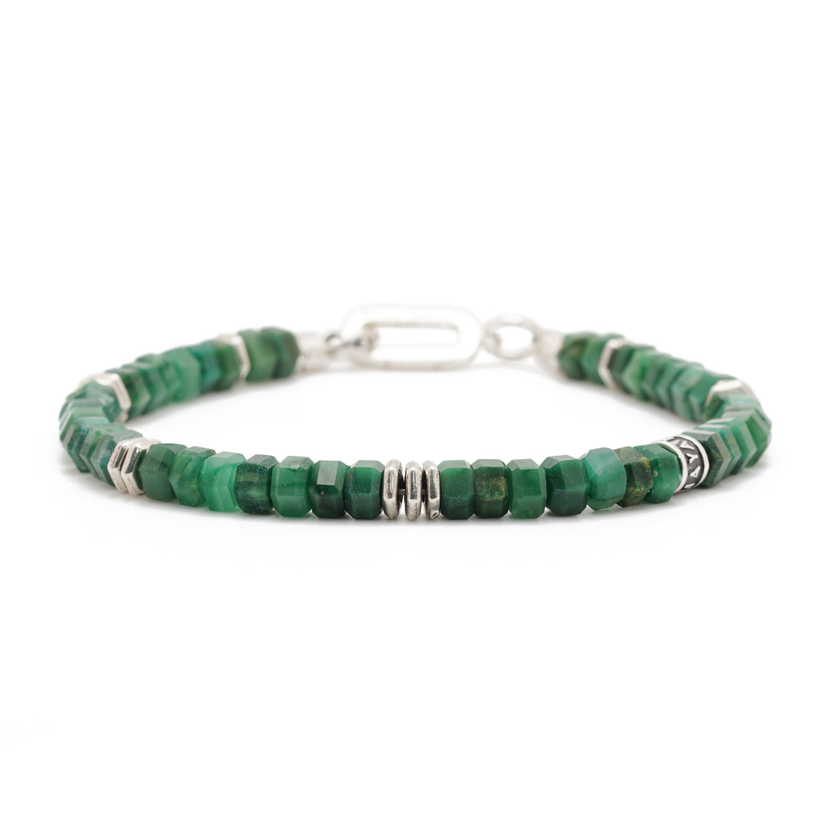 Verge Bracelet | African Green Jade