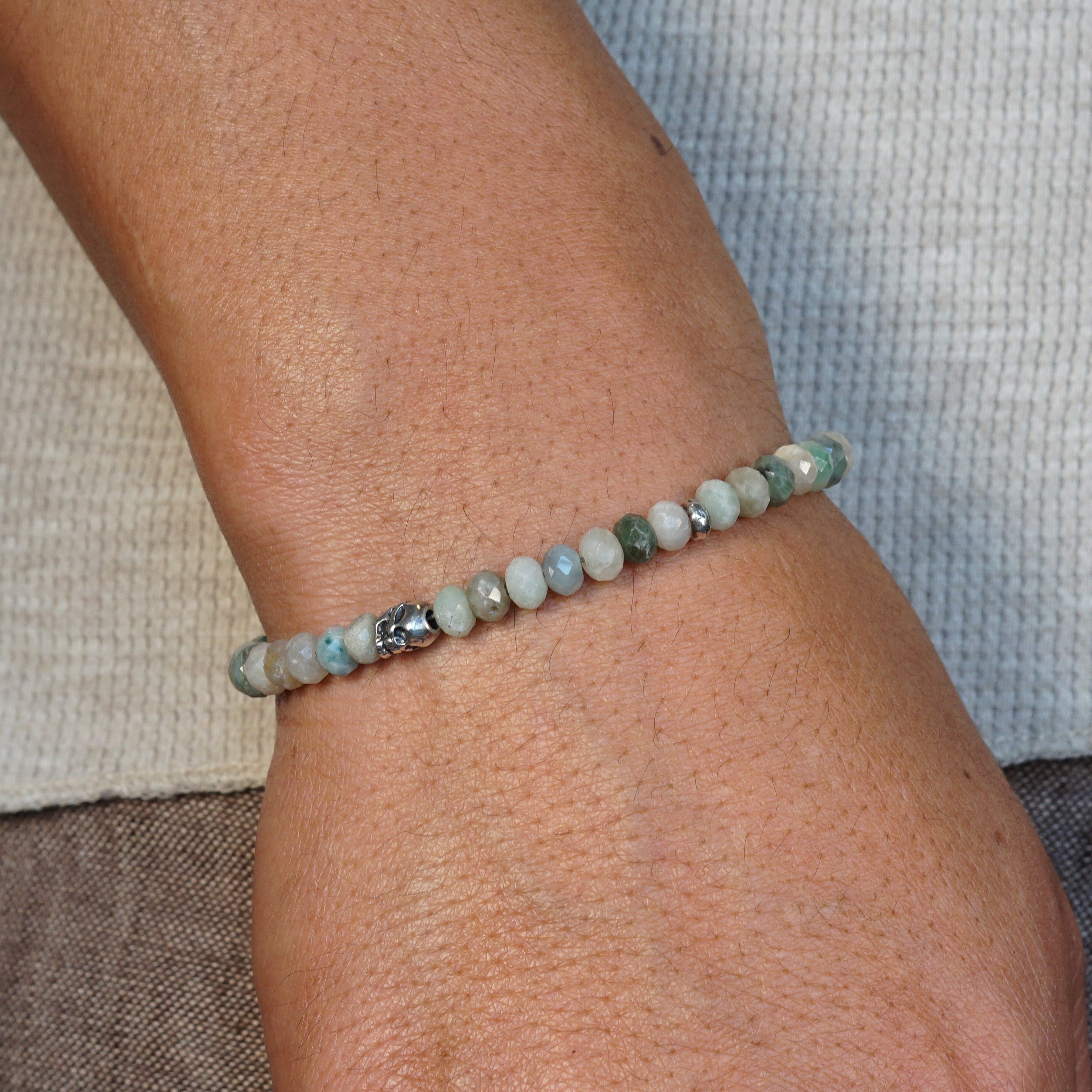 Ghost Jade Bracelet | Burmese Jade