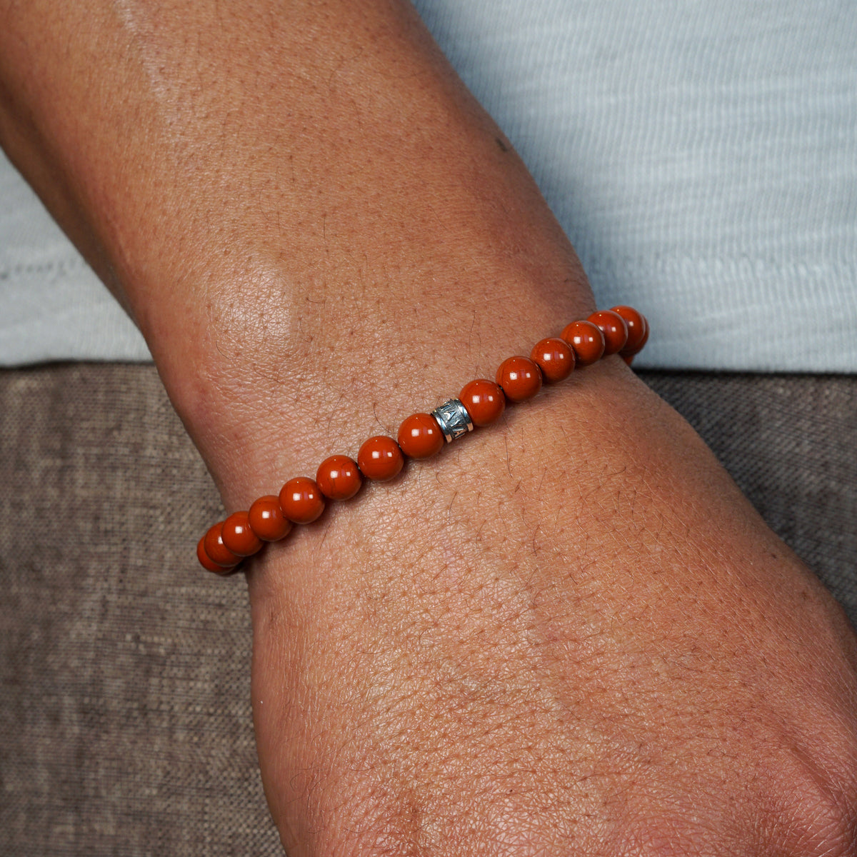 Signature Bracelet | Red Jasper