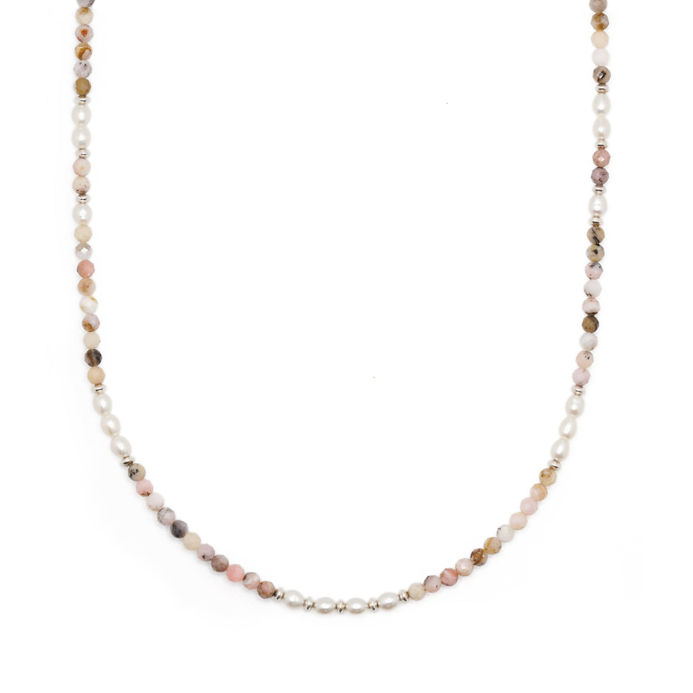 Cala Rosa Necklace | Pink Opal & Pearls
