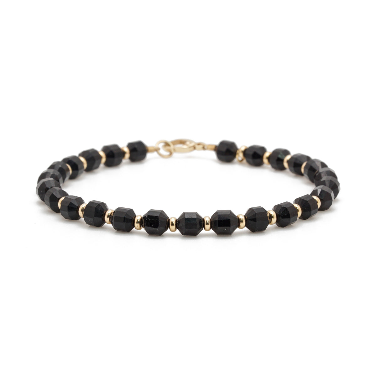 Arcanum Bracelet | Black Tourmaline & 14K Gold