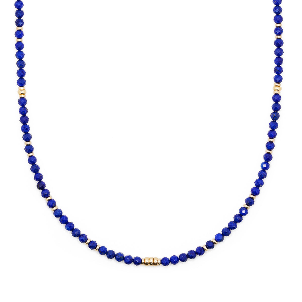 Aster Necklace | Lapis Lazuli & 14K Gold