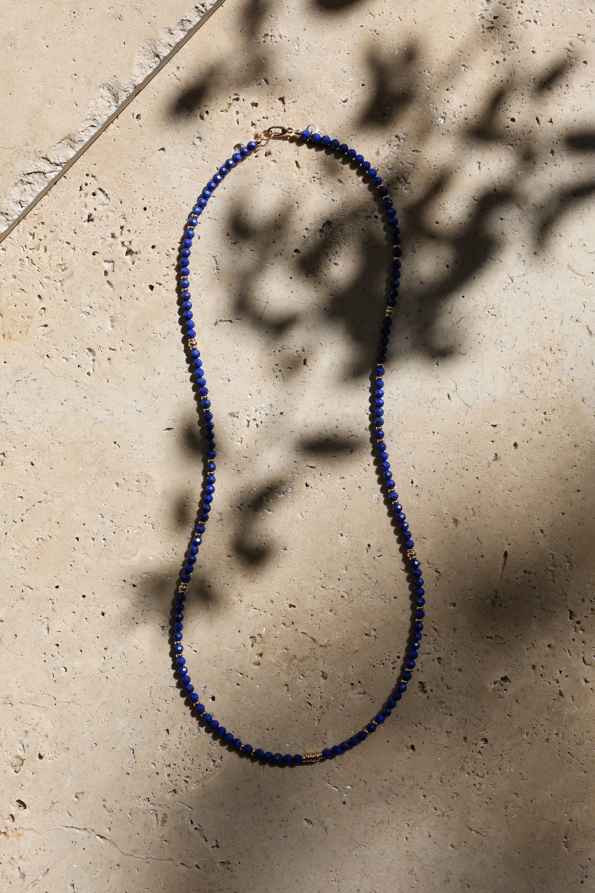 Aster Necklace | Lapis Lazuli & 14K Gold