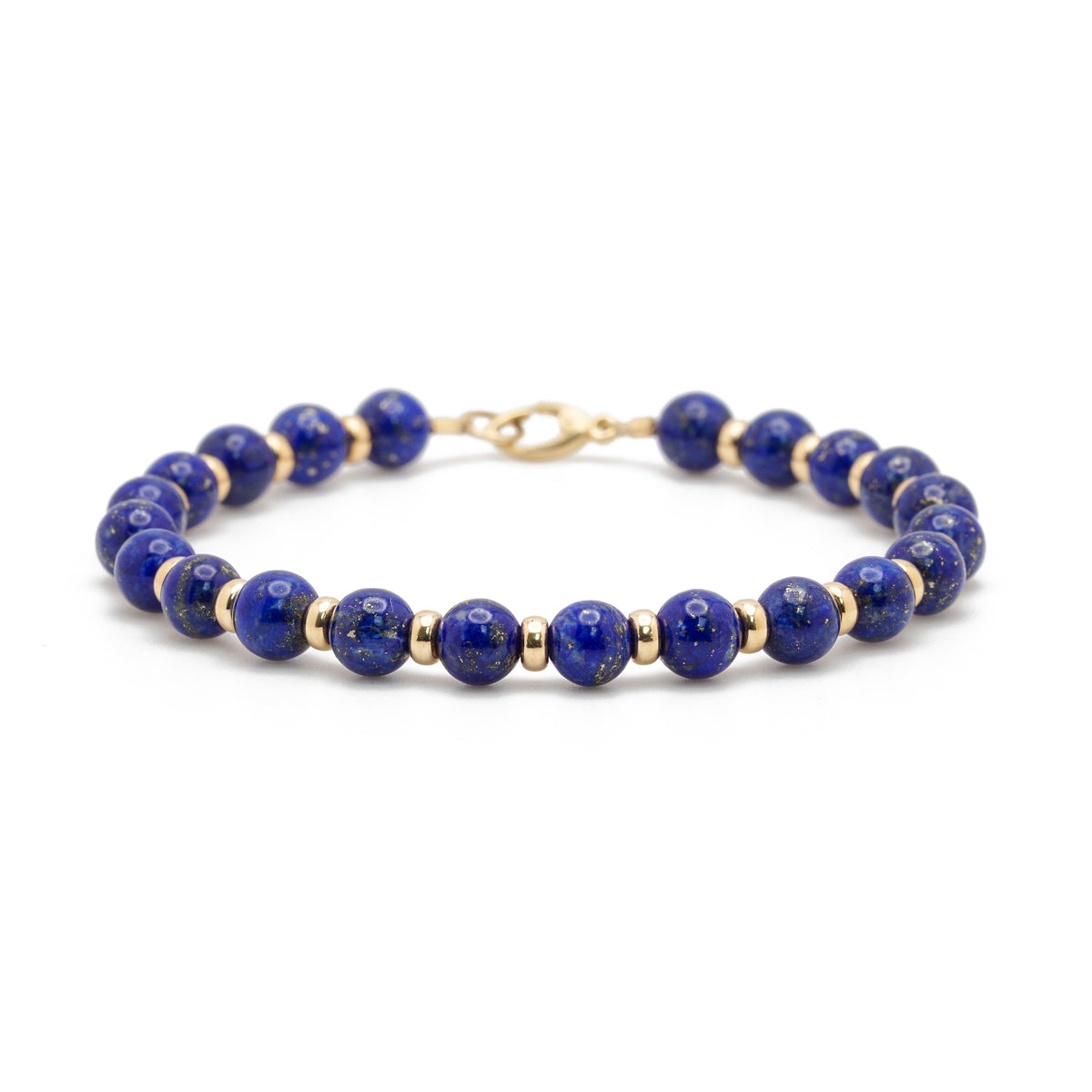 Atlas Bracelet | Lapis Lazuli & 14K Gold