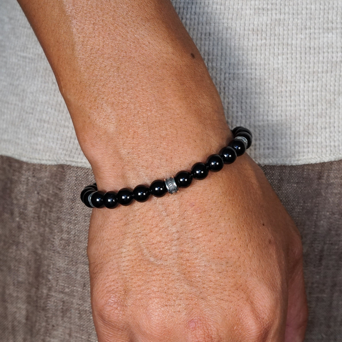 Signature Bold Bracelet | Black Onyx
