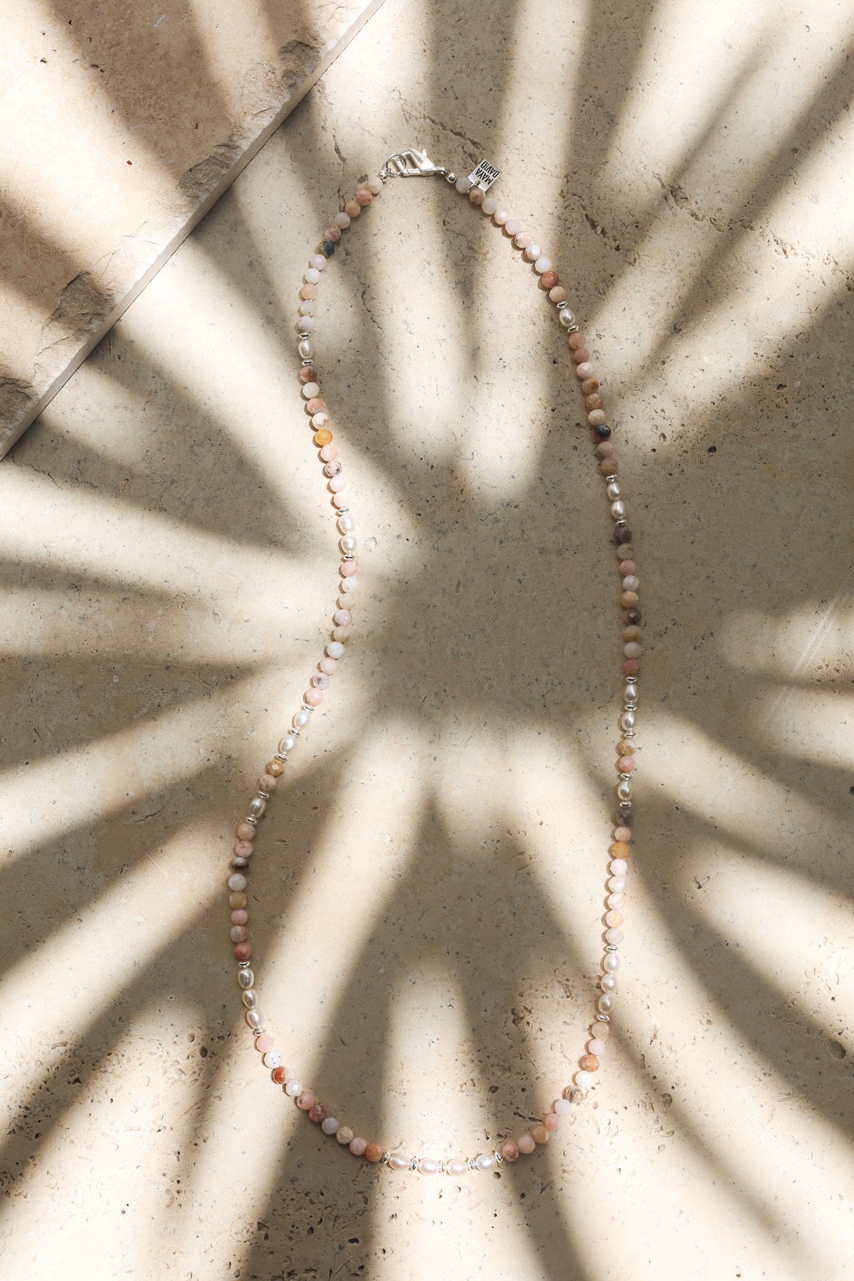 Cala Rosa Necklace | Pink Opal & Pearls