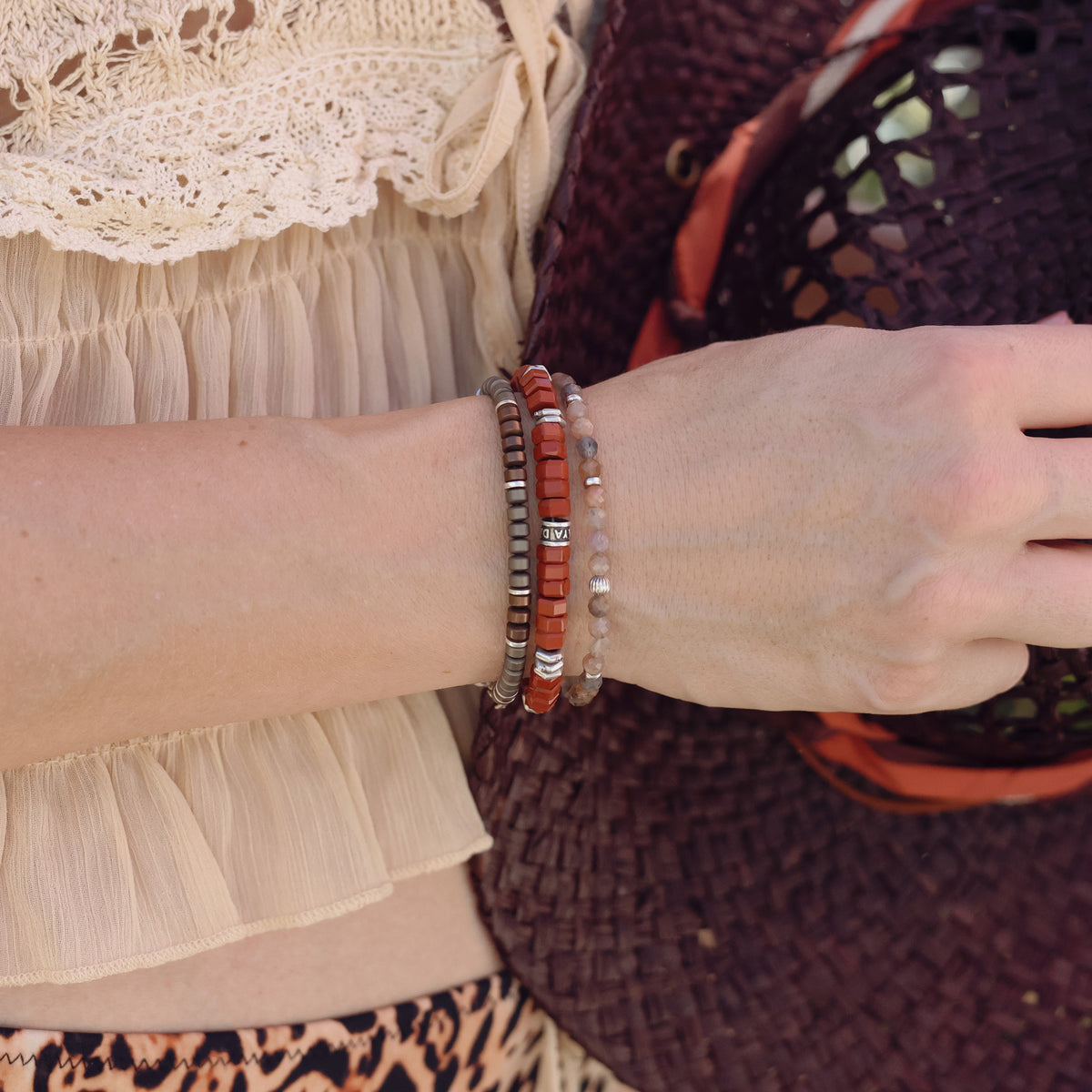 Verge Bracelet | Red Jasper